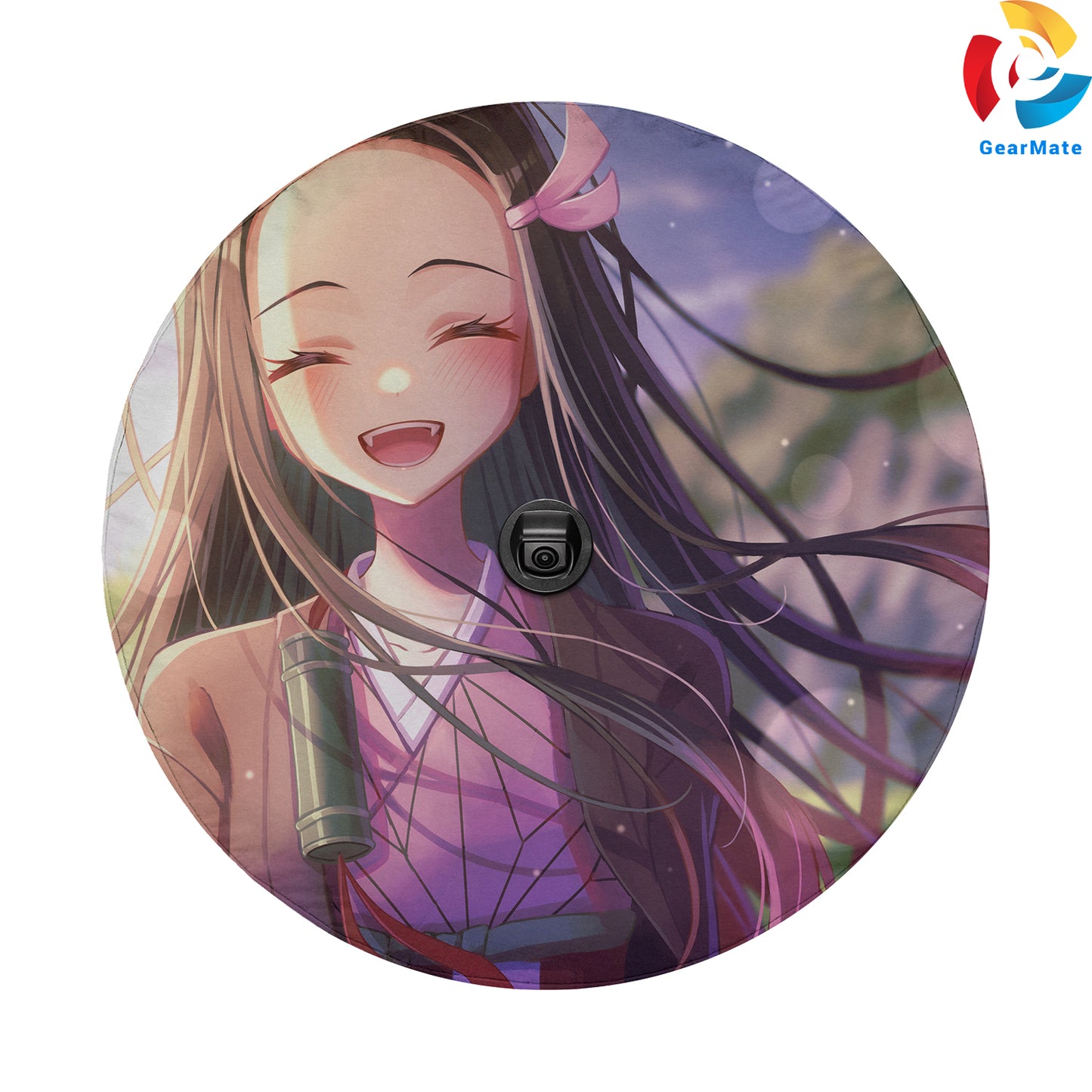 Nezuko Kamado Demon Slayer Spare Tire Cover – Premium Waterproof UV Resistant Protector