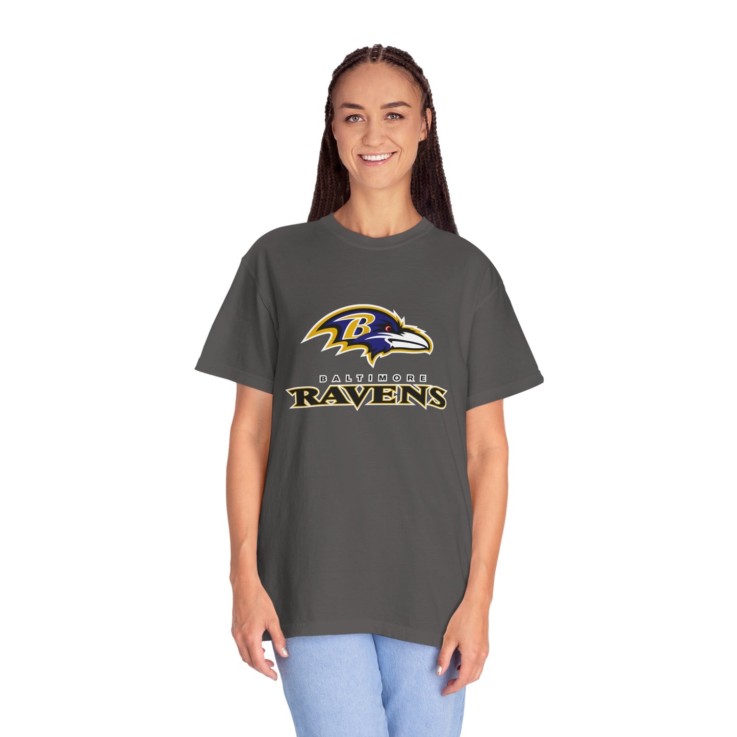 Baltimore Ravens Fan Gifts Garment-Dyed T-Shirt – Premium Cotton Tee for Customization