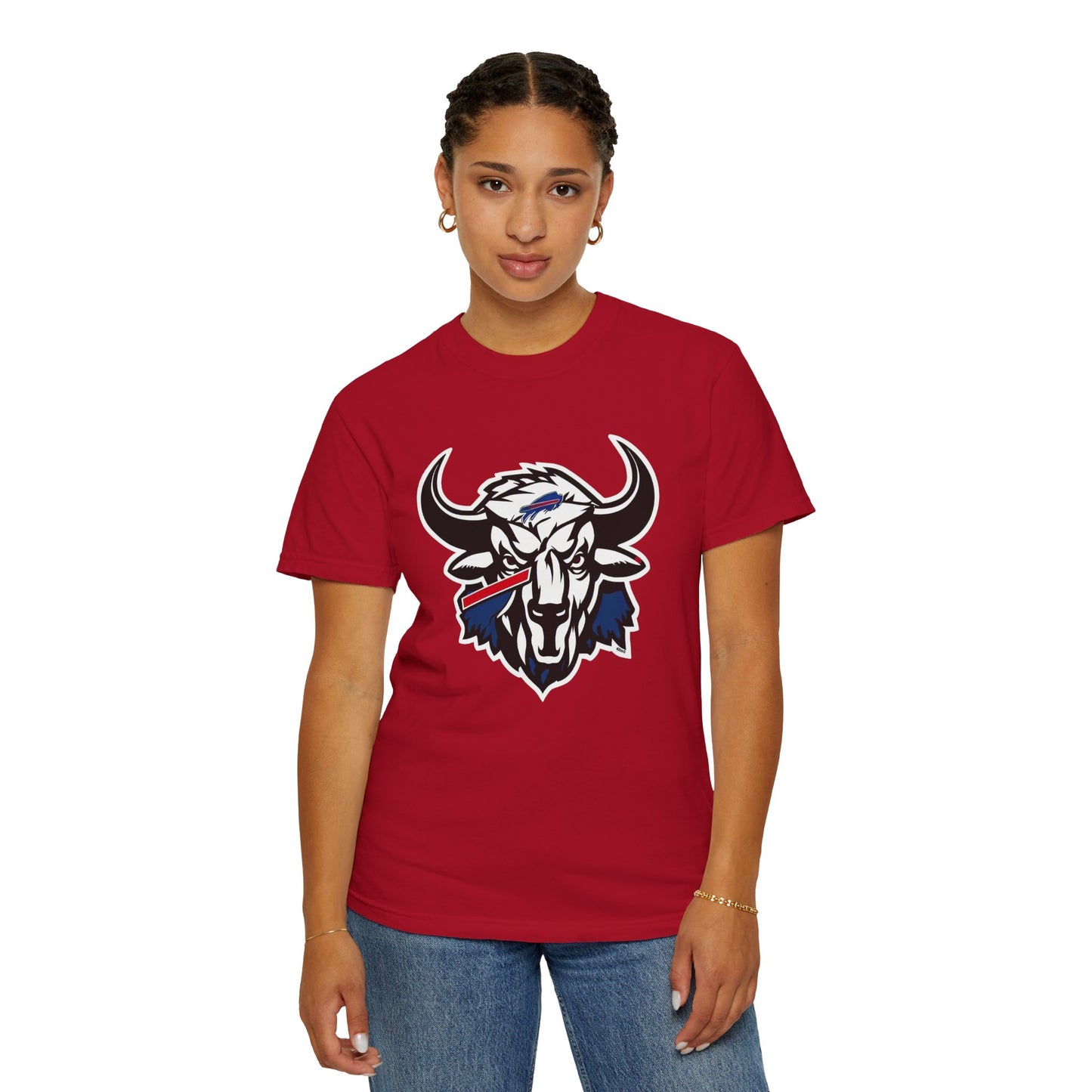 Buffalo Bills New Style Garment-Dyed T-Shirt – Premium Cotton Tee for Customization