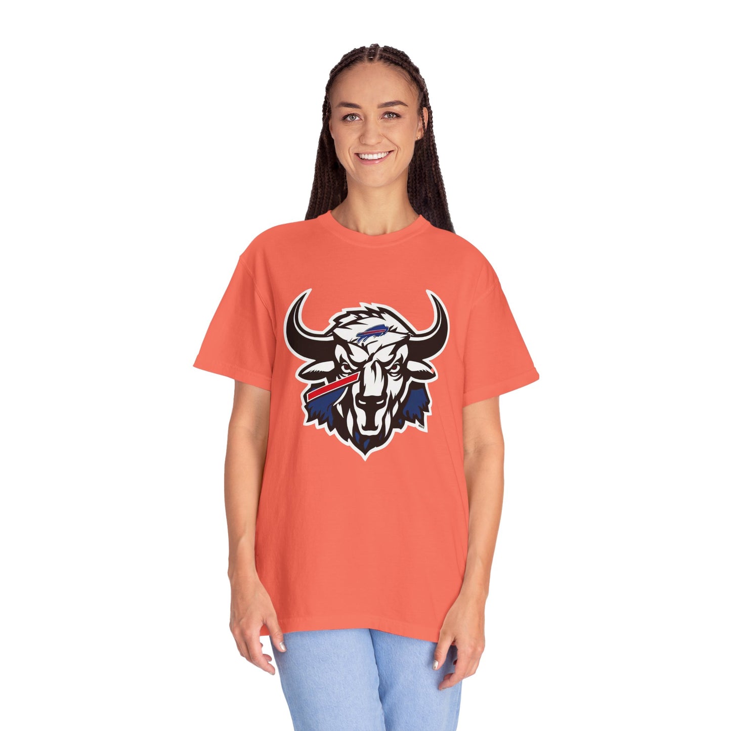 Buffalo Bills New Style Garment-Dyed T-Shirt – Premium Cotton Tee for Customization