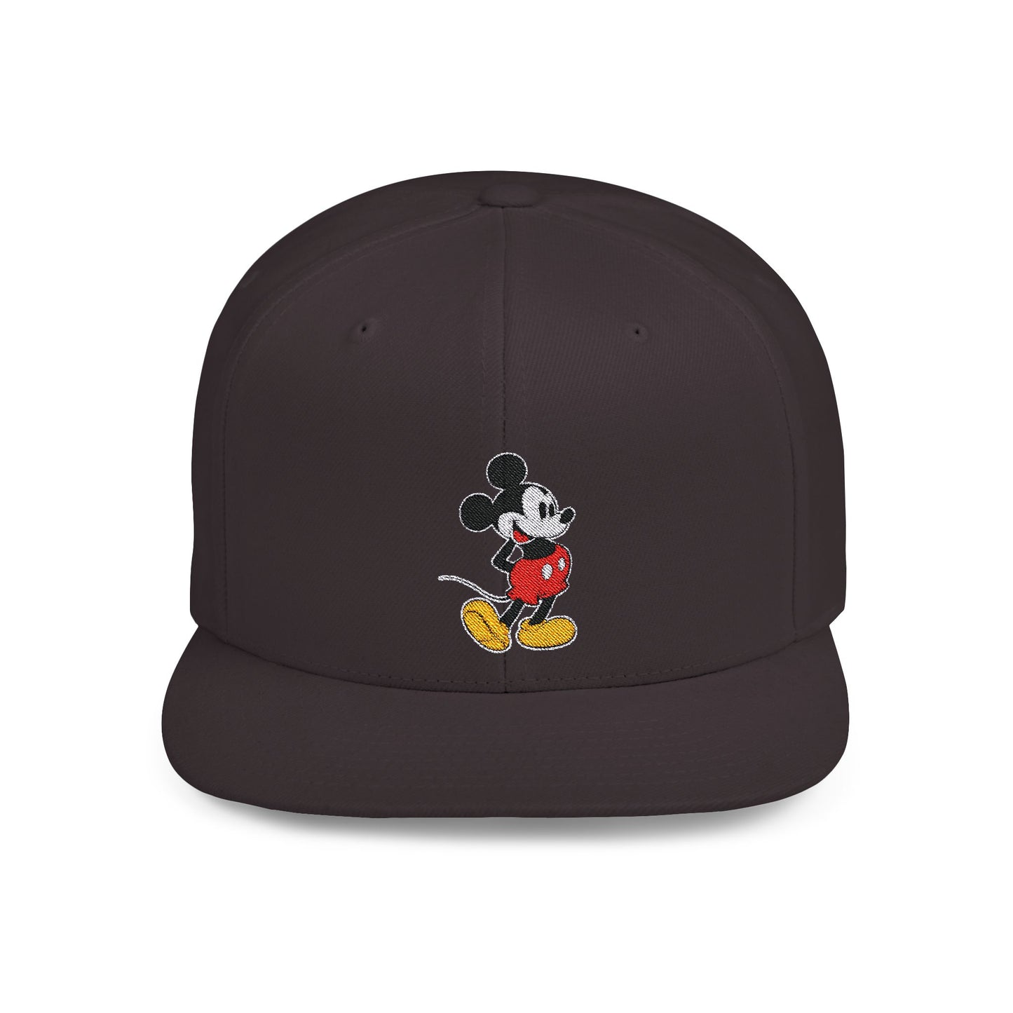 Mickey Mouse Art Flat Bill Snapback – Lightweight, Custom Fit, Premium Quality