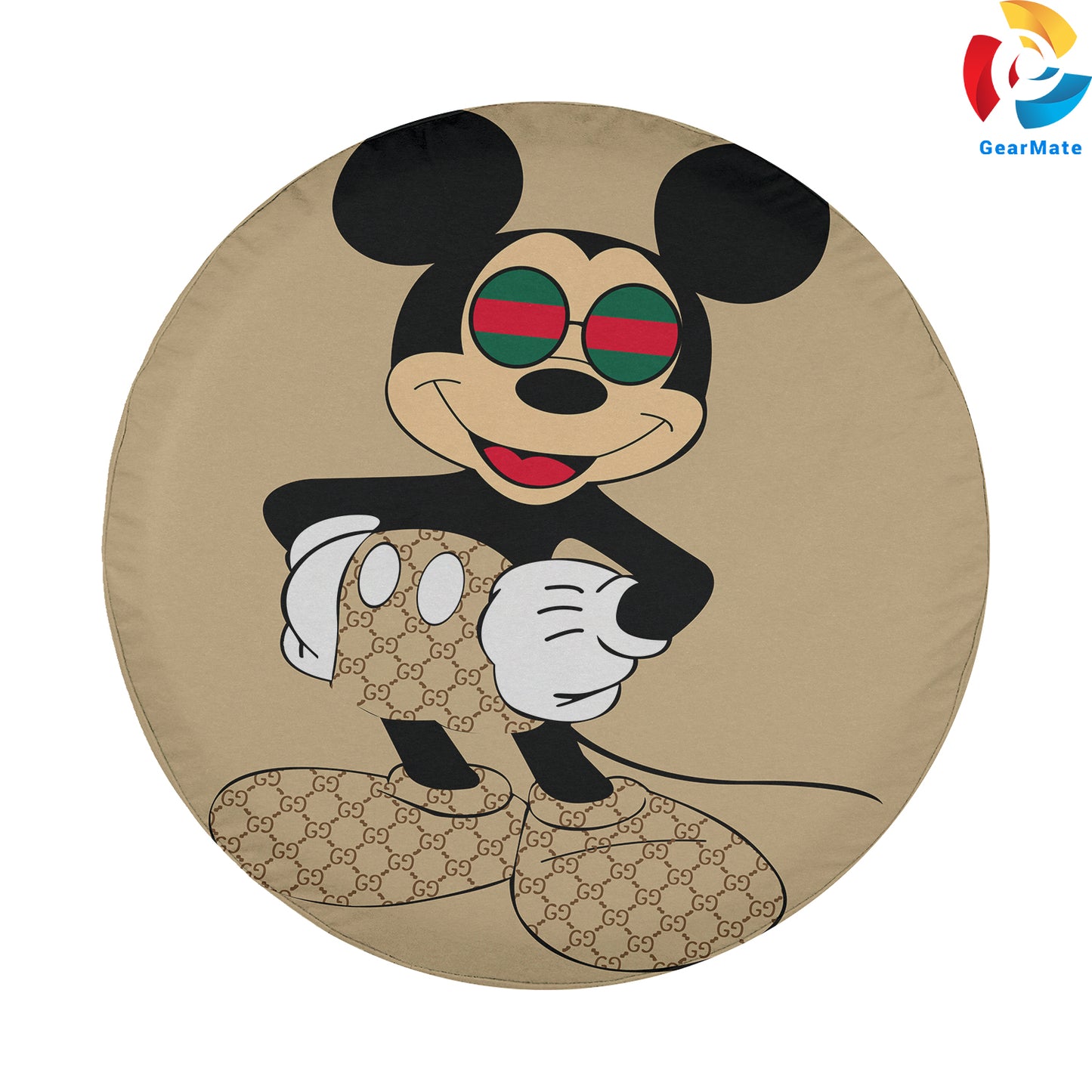 Mickey Mouse Gucci Spare Tire Cover – Premium Waterproof UV Resistant Protector