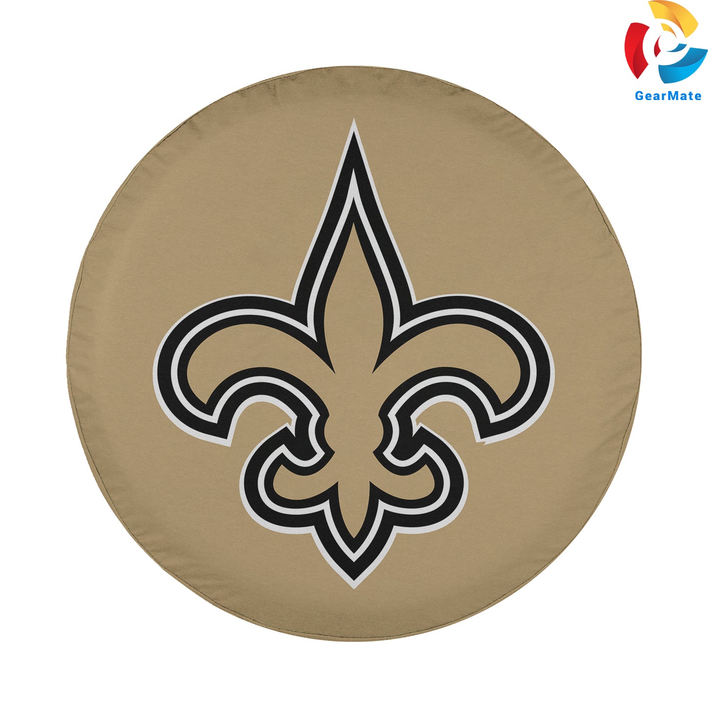 New Orleans Saints NFL Fans Gear Spare Tire Cover – Premium Waterproof UV-Resistant Protector