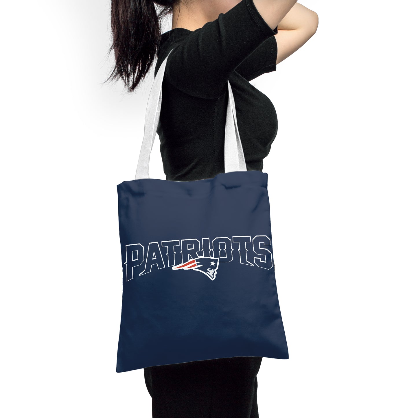 New England Patriots NFL Fans Polyester Canvas Tote Bag – Durable and Stylish