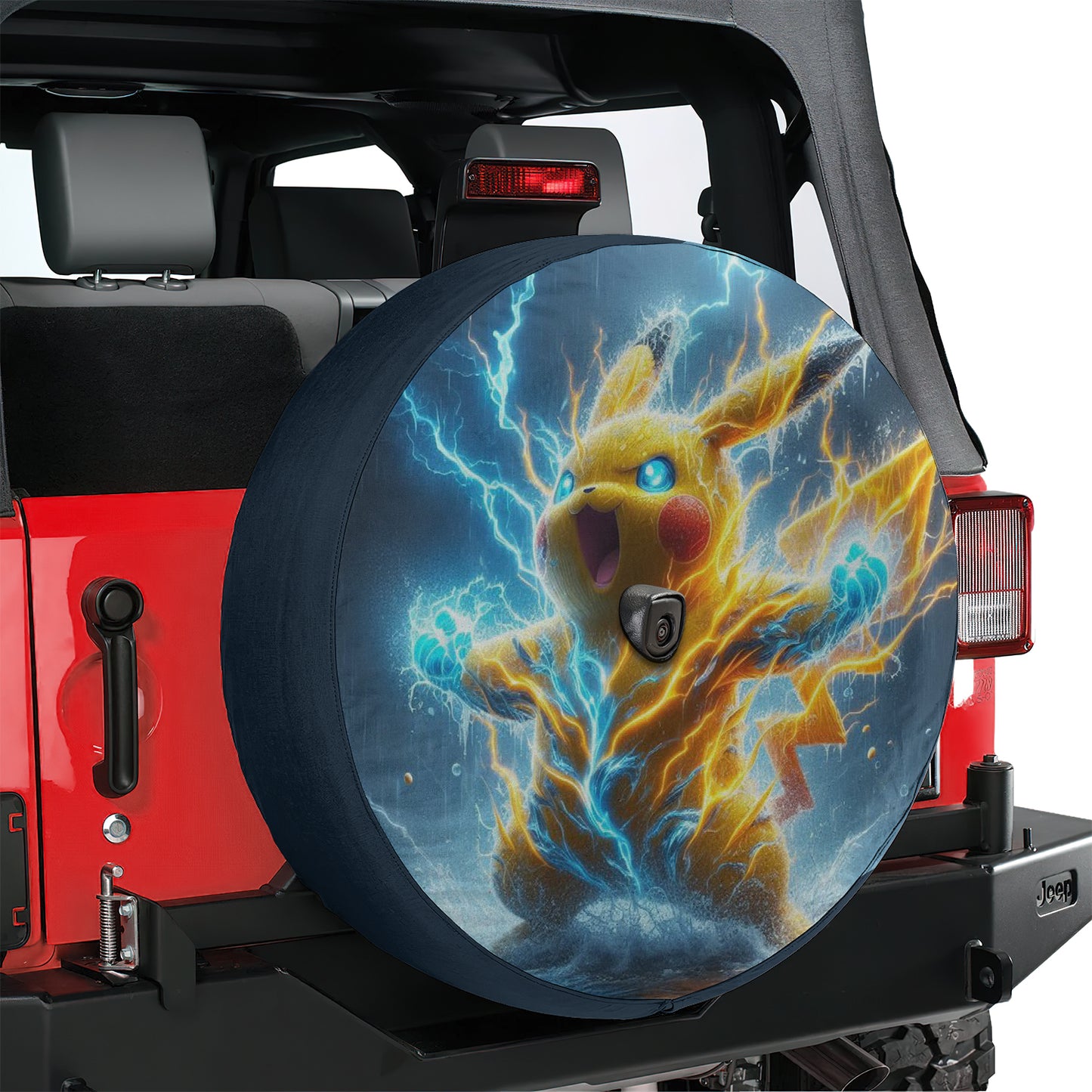 Pokemon Pikachu Anime Spare Tire Cover – Premium Waterproof UV Resistant Protector