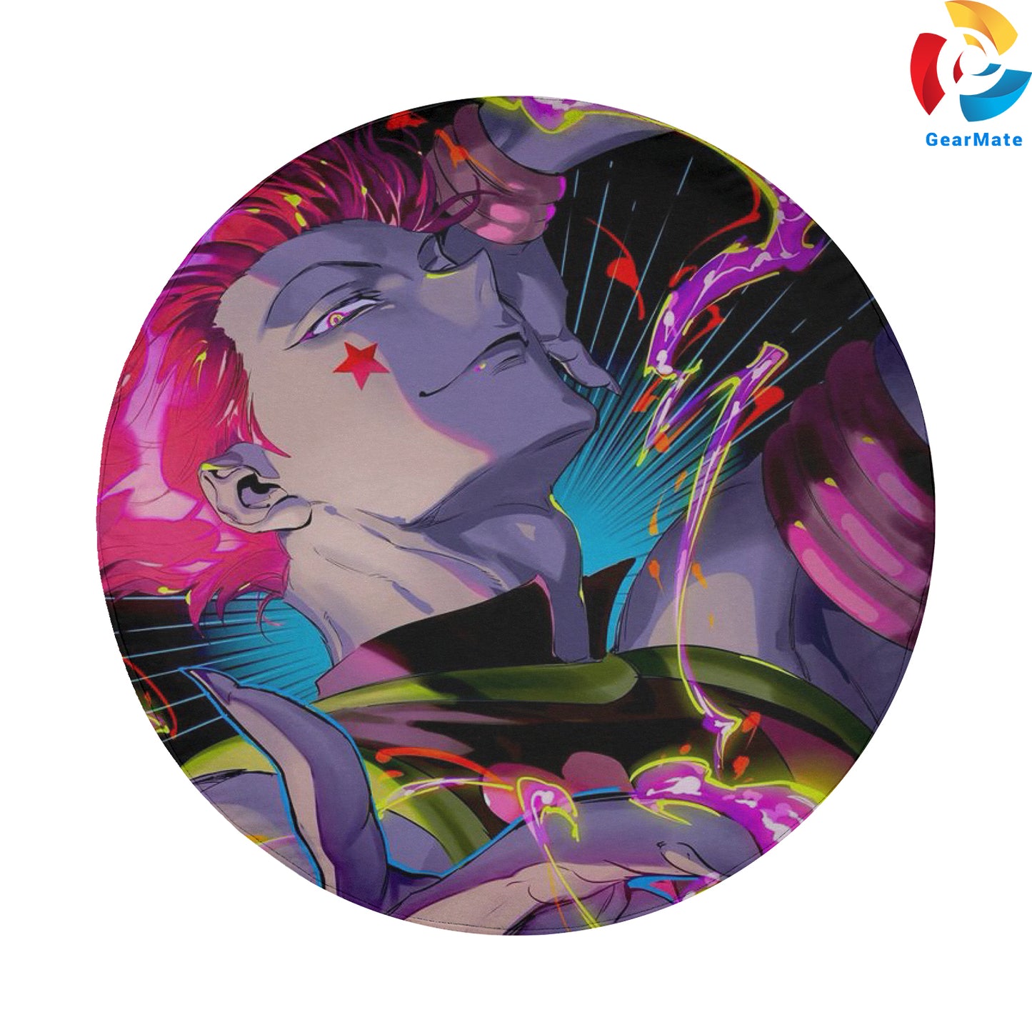 Hunter x Hunter Hisoka Hunter License Spare Tire Cover – Premium Waterproof UV-Resistant Protector