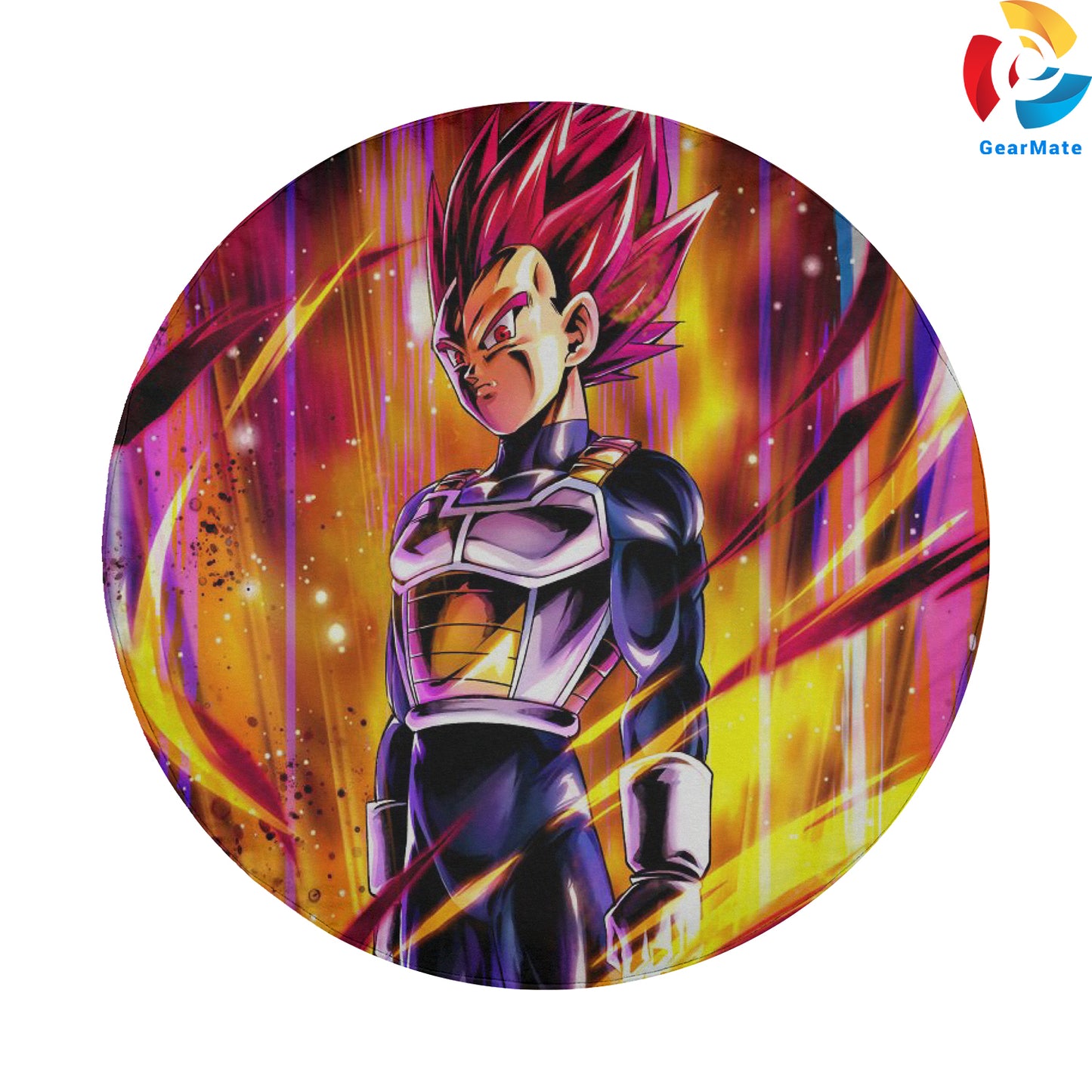 Dragon Ball Super Saiyan God Vegeta Legends Spare Tire Cover – Premium Waterproof UV-Resistant Protector