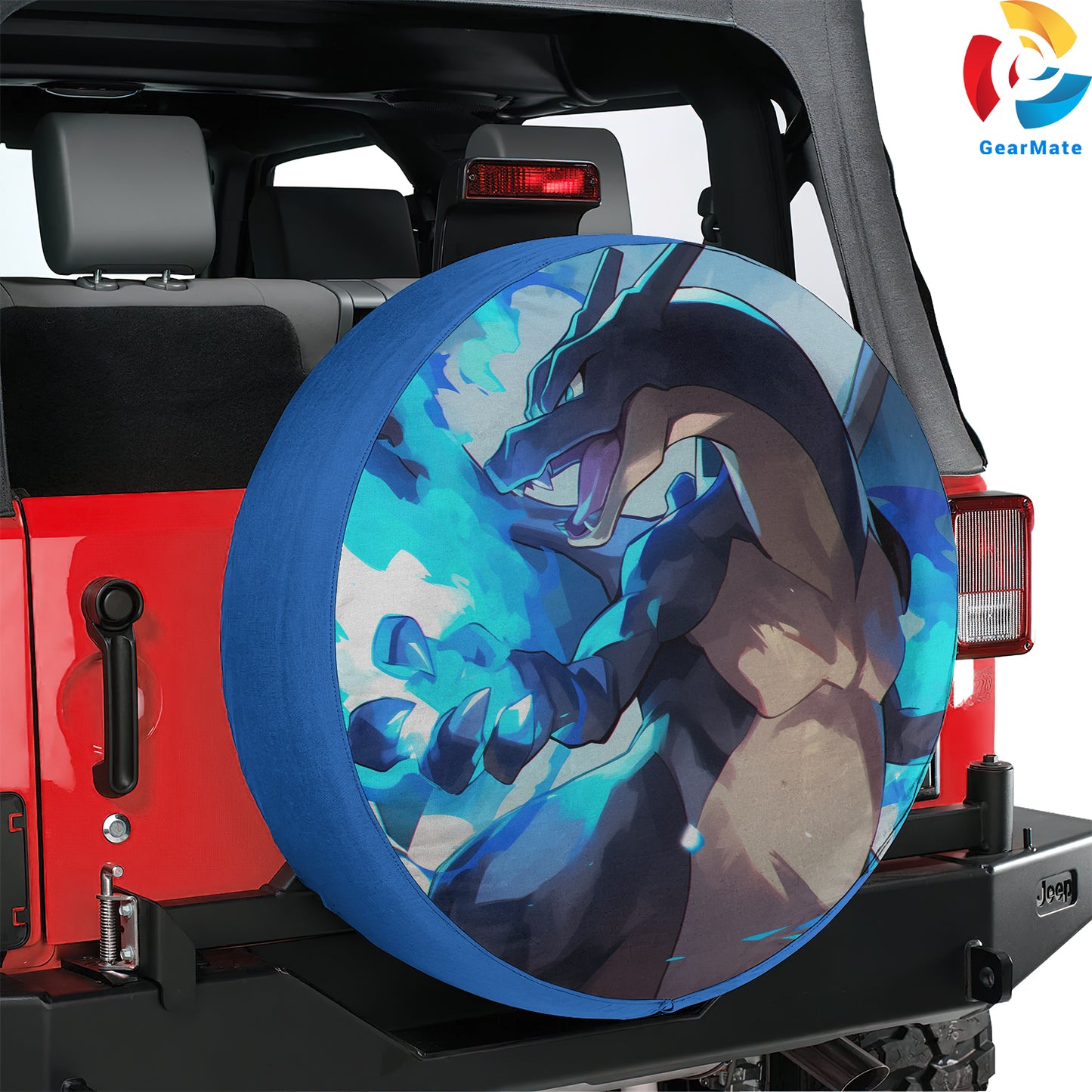 Pokemon Charizard Anime Spare Tire Cover – Premium Waterproof UV Resistant Protector