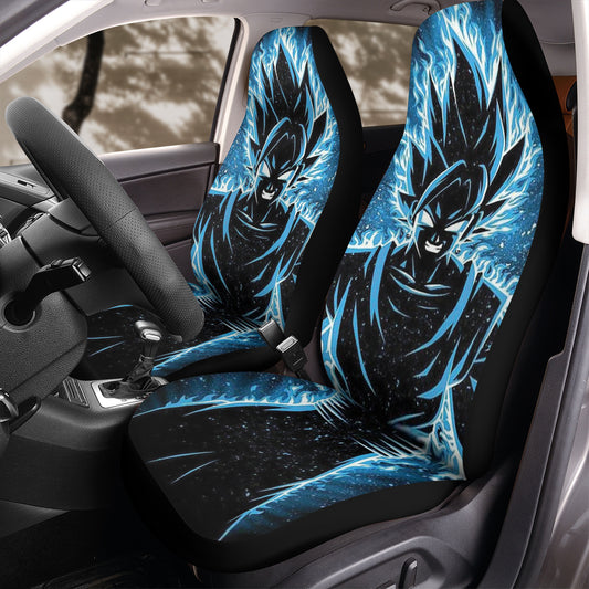 Goku Dragon Balls HD Seat Covers – High Quality Graphic and Polar Fleece Protector Set