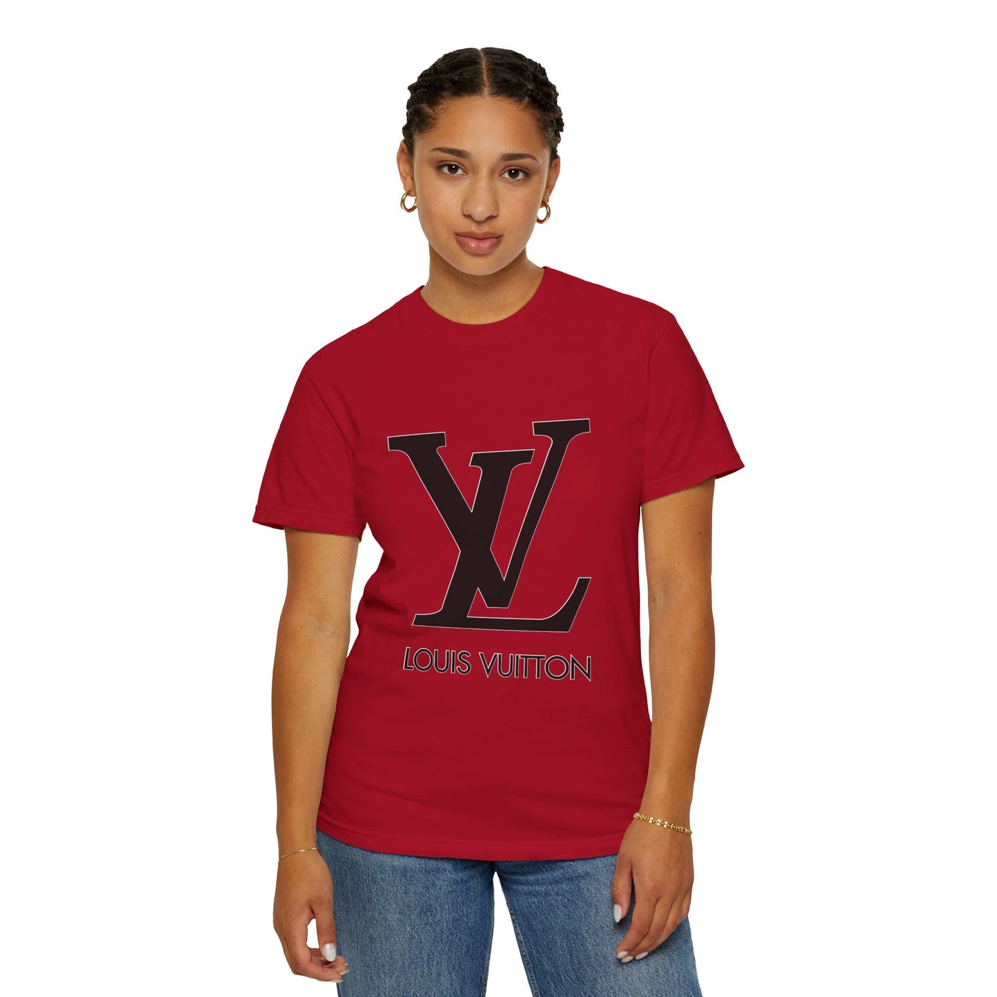 Louis Vuitton Garment-Dyed T-Shirt – Premium Cotton Tee for Customization