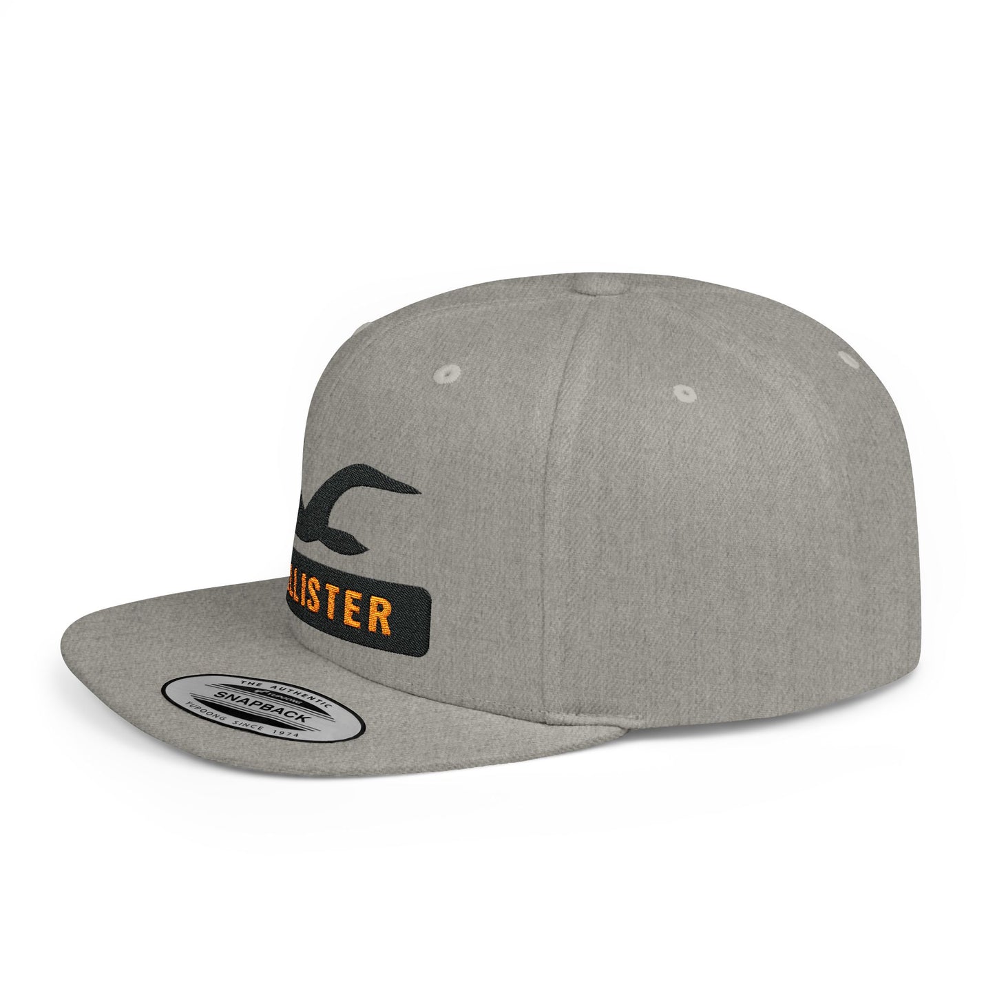 Hollister Flat Bill Snapback – Lightweight, Custom Fit, Premium Quality