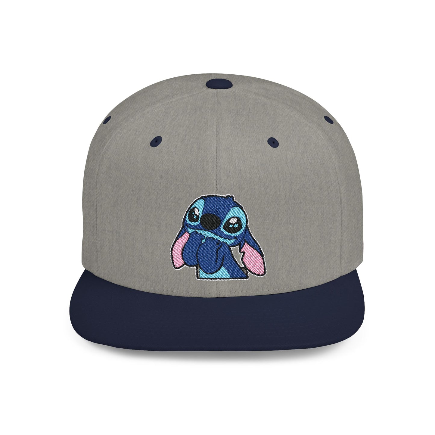 Lilo Stitch Flat Bill Snapback – Lightweight, Custom Fit, Premium Quality