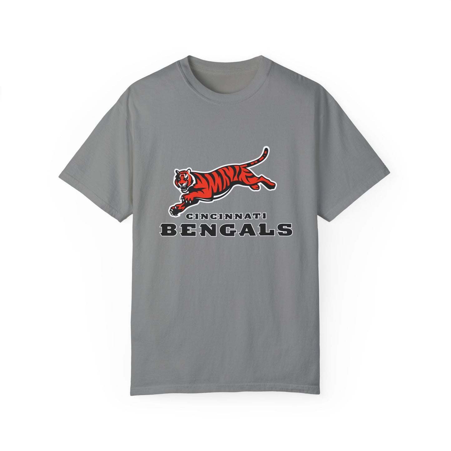 Cincinnati Bengals Clothing Garment-Dyed T-Shirt – Premium Cotton Tee for Customization