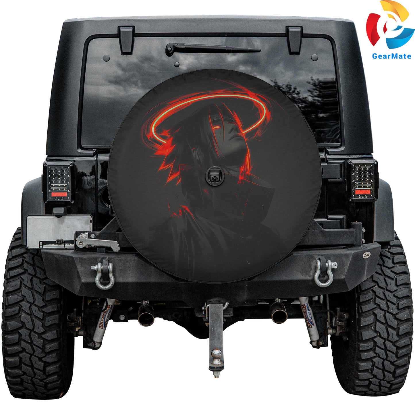 Sasuke Uchiha Spare Tire Cover – Premium Waterproof UV Resistant Protector