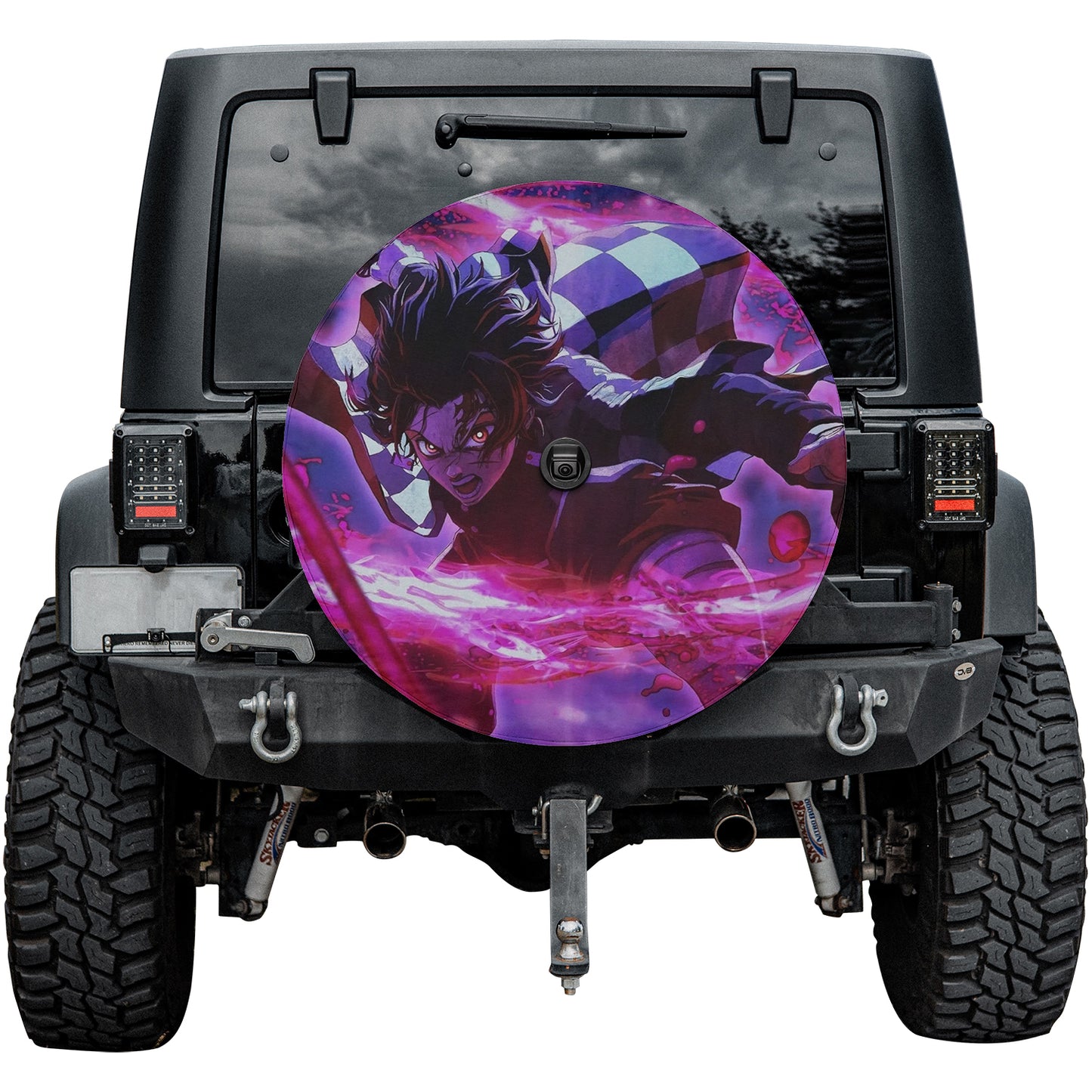Demon Slayer Spare Tire Cover – Premium Waterproof UV Resistant Protector