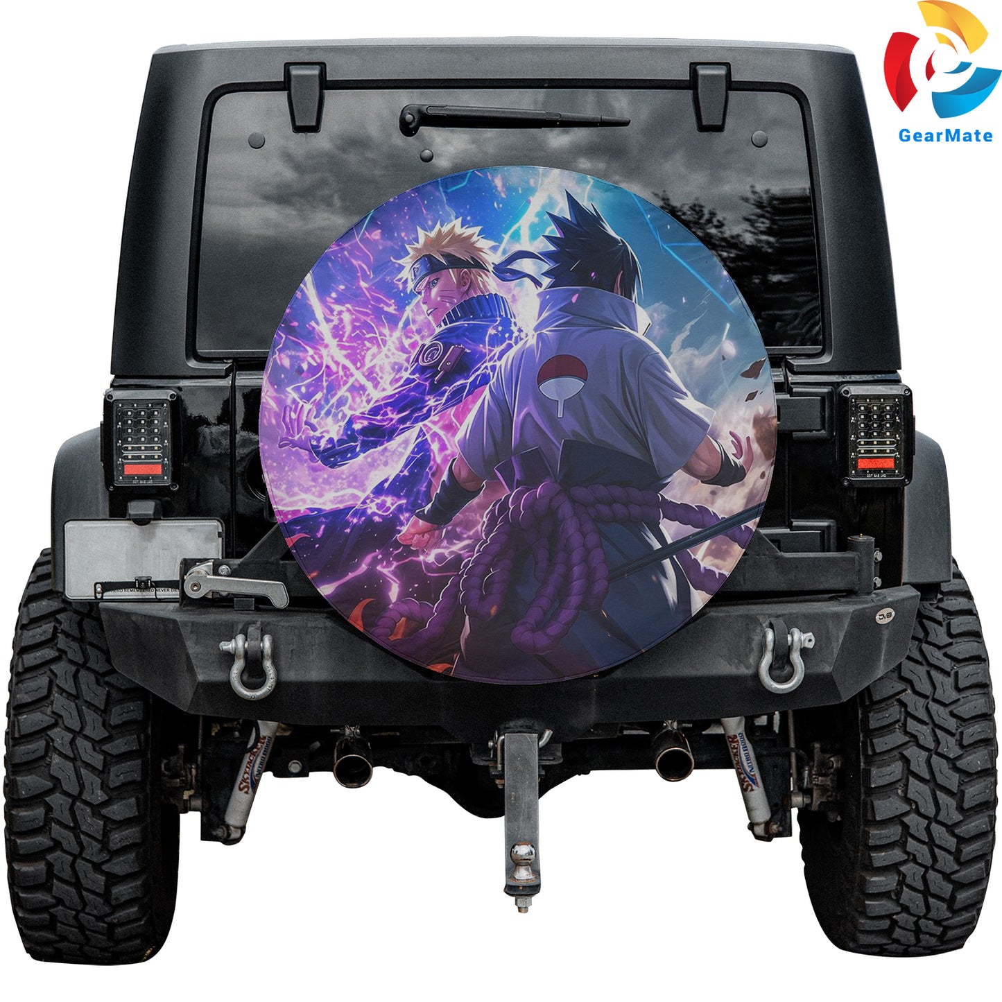 Naruto Uchiha Narutoverse Spare Tire Cover – Premium Waterproof UV-Resistant Protector