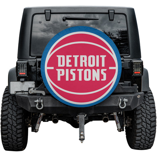 Detroit Pistons Spare Tire Cover – Premium Waterproof UV-Resistant Protector