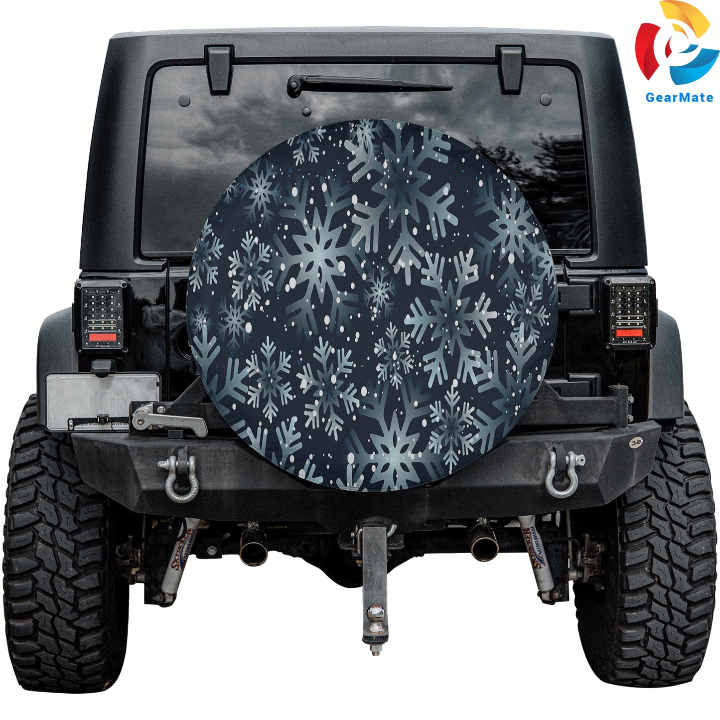 Merry Christmas 2024 Christmas Cheer Spare Tire Cover – Premium Waterproof UV Resistant Protector