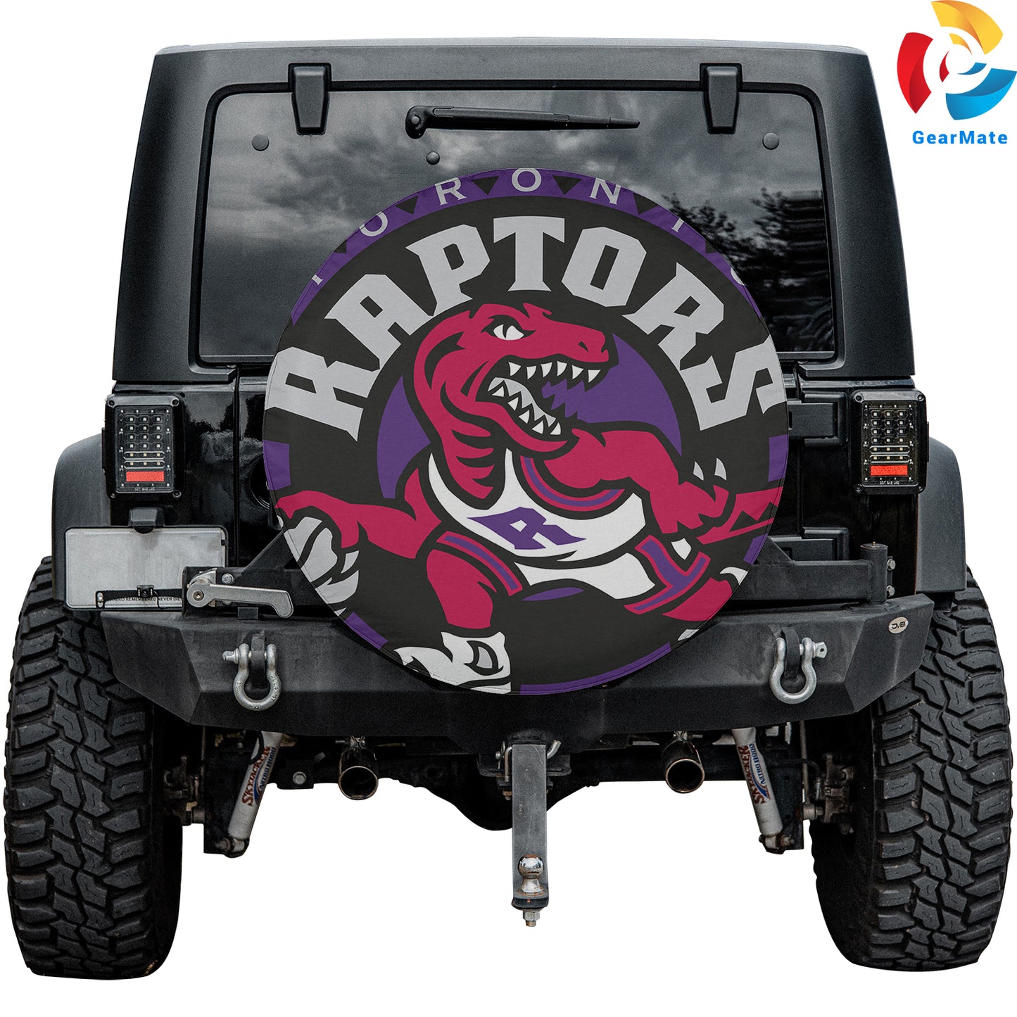 Toronto Raptors NBA Fan Nation Spare Tire Cover – Premium Waterproof UV-Resistant Protector