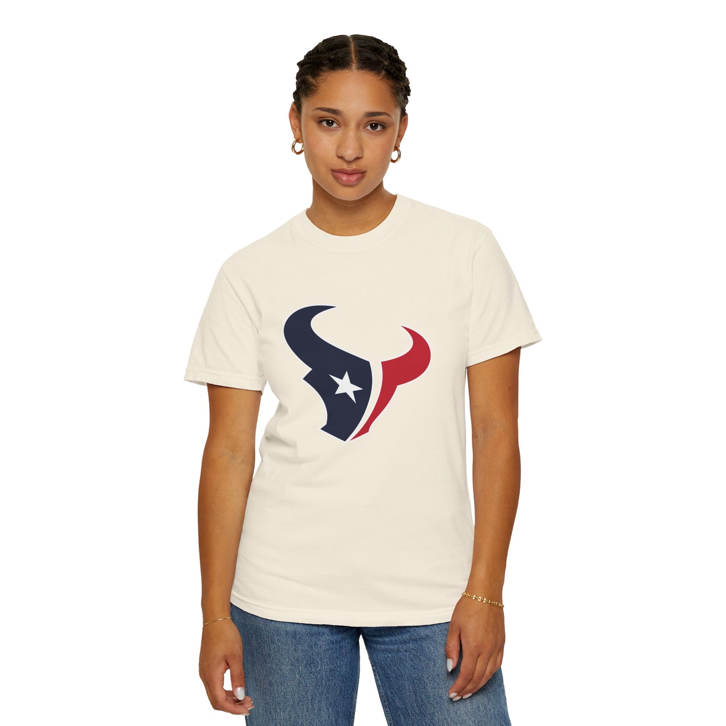 Houston Texans Gear Garment-Dyed T-Shirt – Premium Cotton Tee for Customization