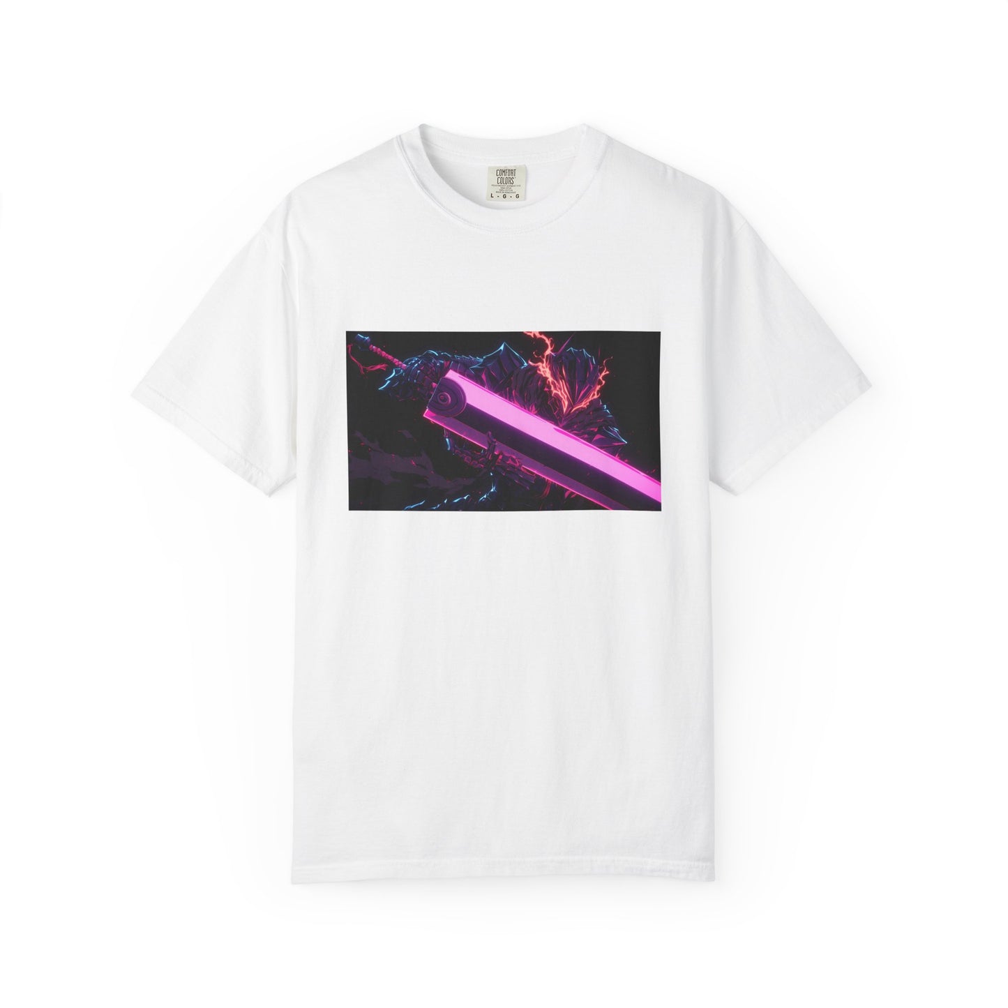Berserk Neon Guts Purple Garment-Dyed T-Shirt – Premium Cotton Tee
