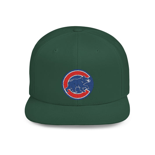 Chicago Cubs Bear Attack Flat Bill Snapback – Lightweight, Custom Fit, Premium Quality