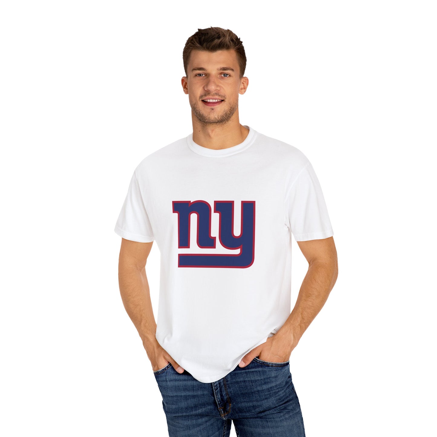 New York Giants Nation Garment-Dyed T-Shirt – Premium Cotton Tee for Customization