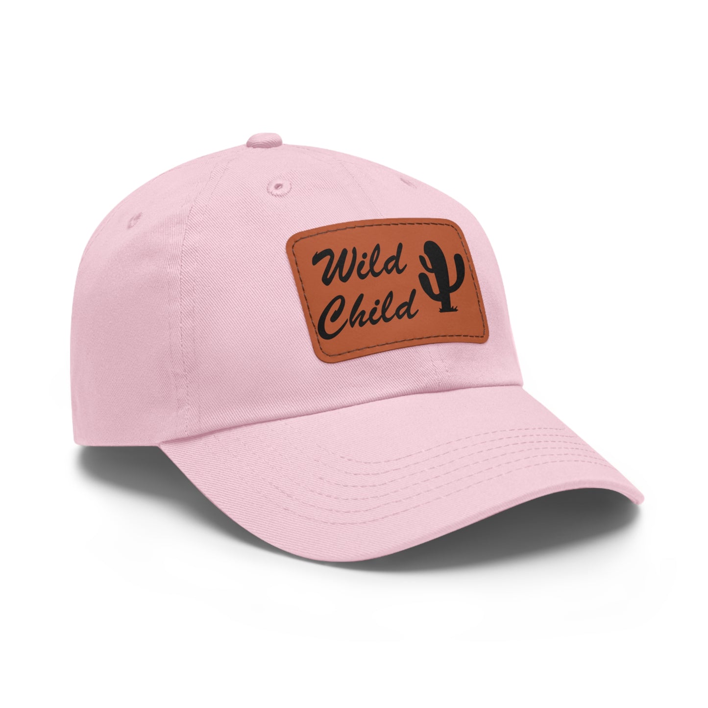 Dad Leather Patch Hat Wild Child – Timeless Style, Perfect Fit