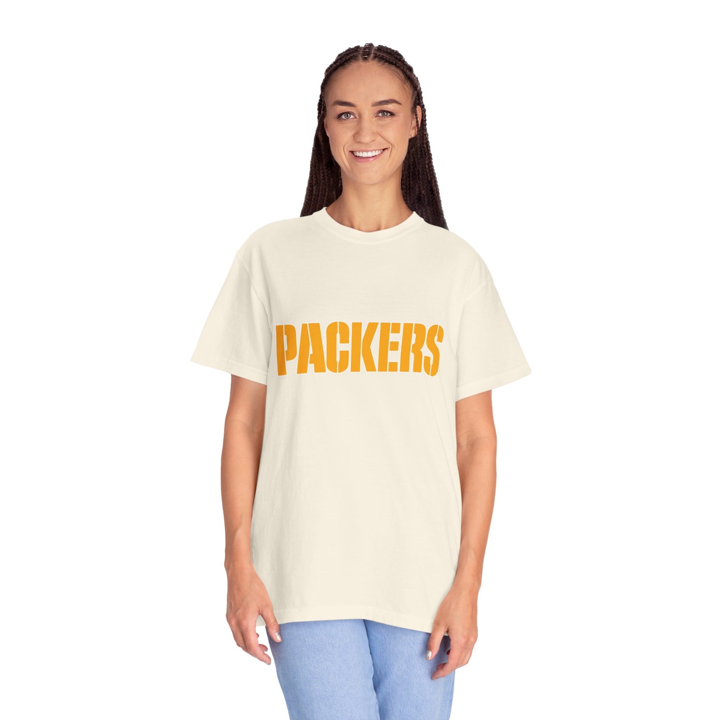 Green Bay Packers Gear Garment-Dyed T-Shirt – Premium Cotton Tee for Customization