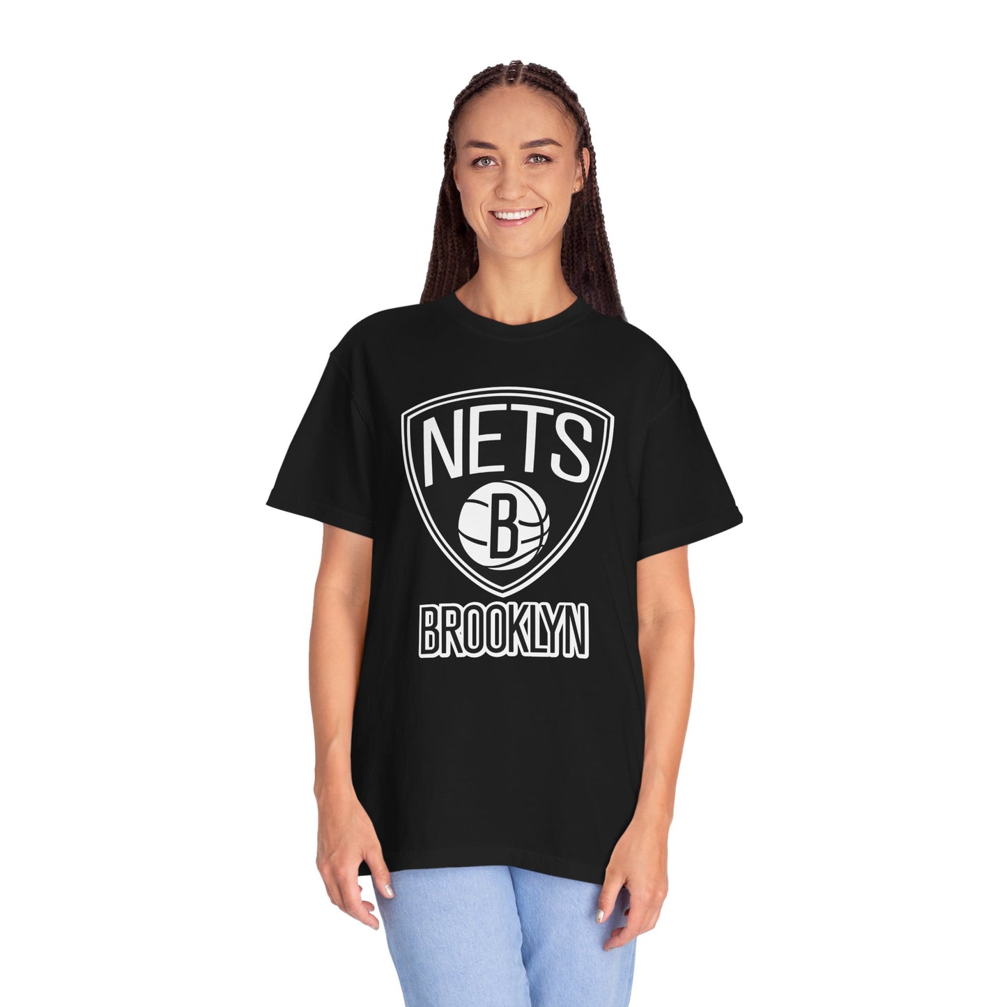 Brooklyn Nets Built Different Garment-Dyed T-Shirt – Premium Cotton Tee for Customization