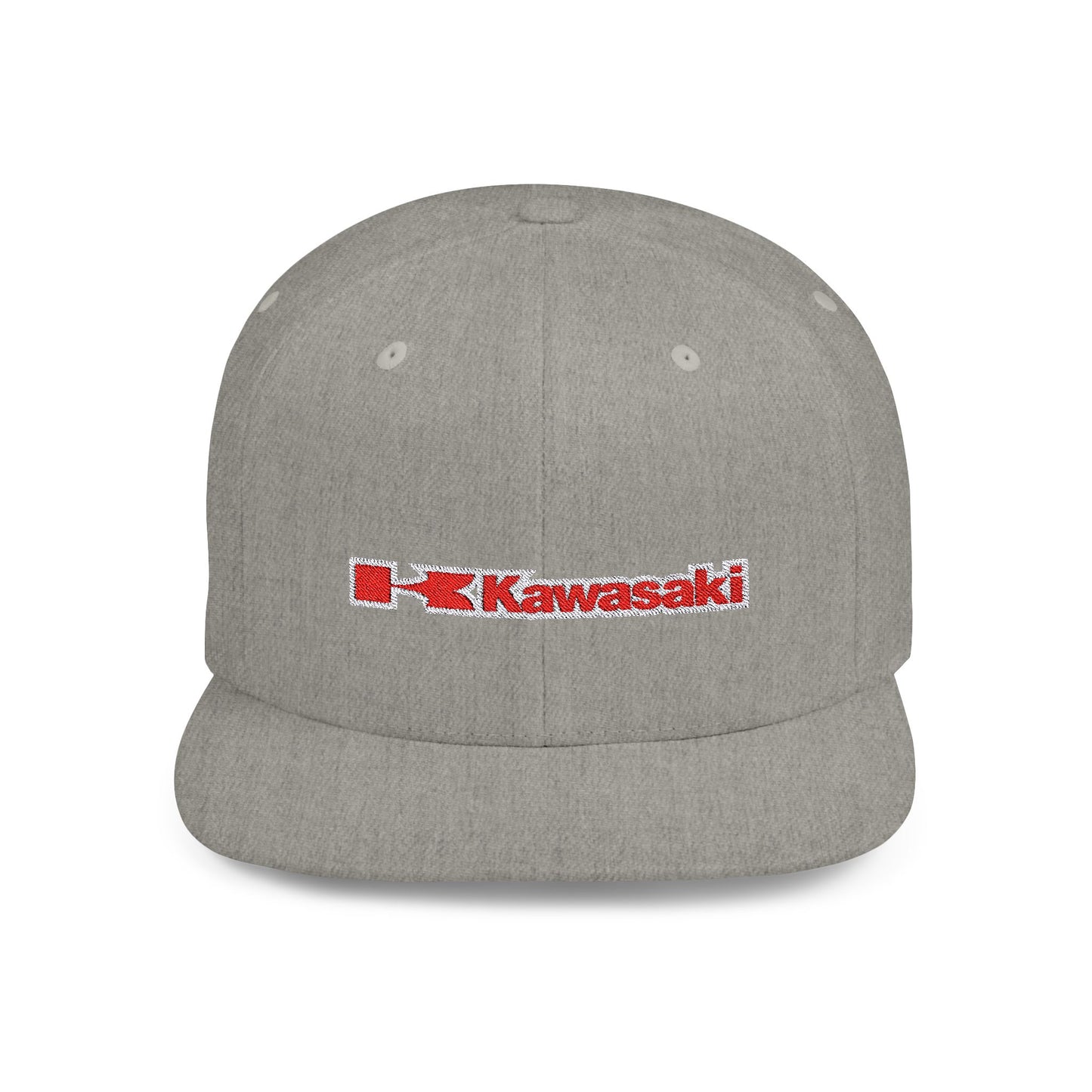 Kawasaki Motorcycle Flat Bill Snapback – Lightweight, Custom Fit, Premium Quality