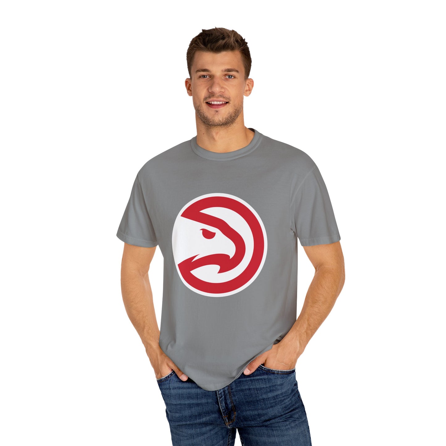 Atlanta Hawks Built Different Garment-Dyed T-Shirt – Premium Cotton Tee for Customization