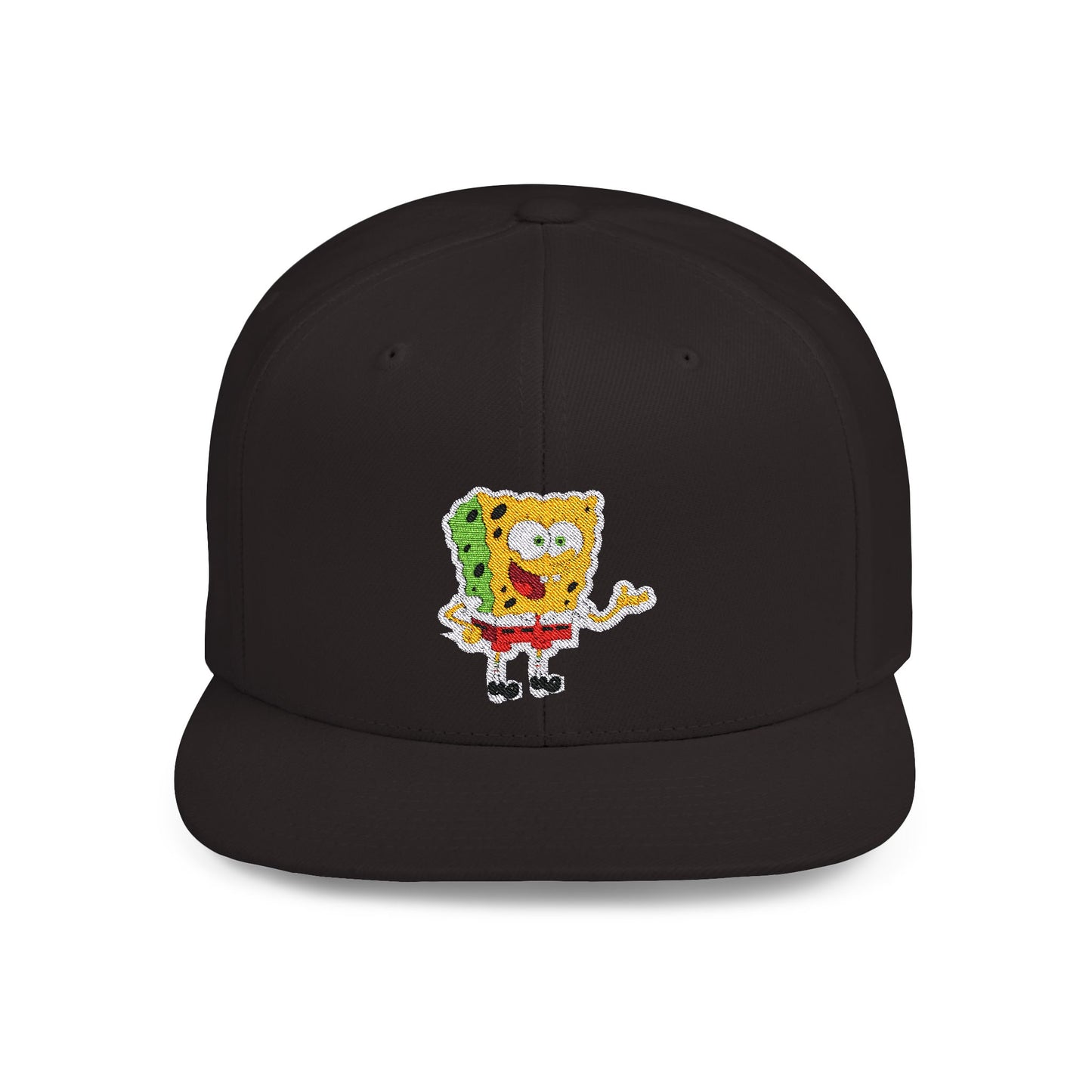 Bob Esponja Flat Bill Snapback – Lightweight, Custom Fit, Premium Quality