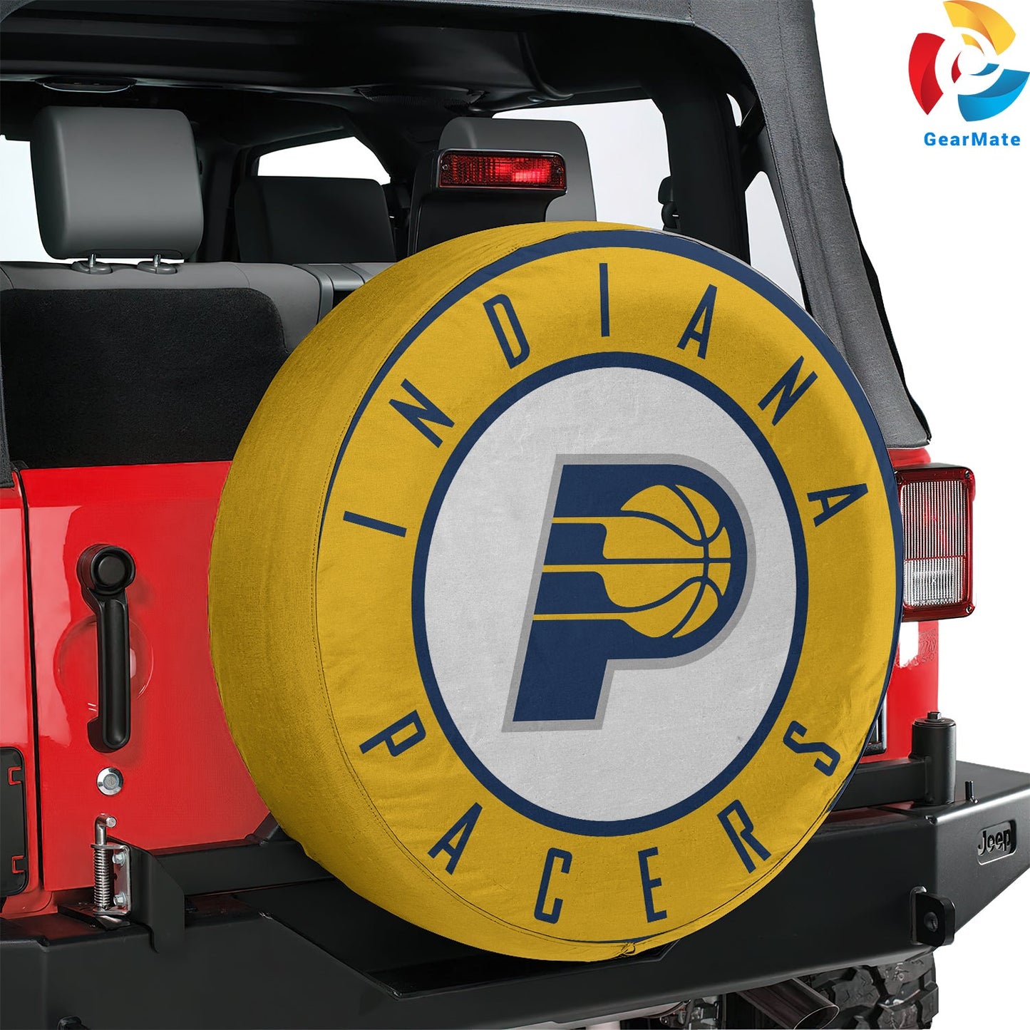 Indiana Pacers NBA Spare Tire Cover – Premium Waterproof UV-Resistant Protector