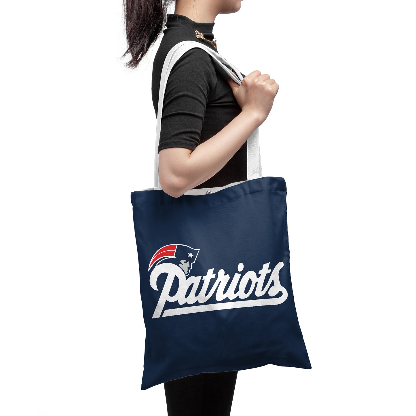 New England Patriots NFL Polyester Canvas Tote Bag – Durable and Stylish