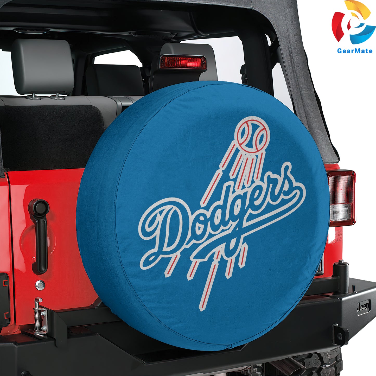 Los Angeles Dodgers MLB Spare Tire Cover – Premium Waterproof UV-Resistant Protector