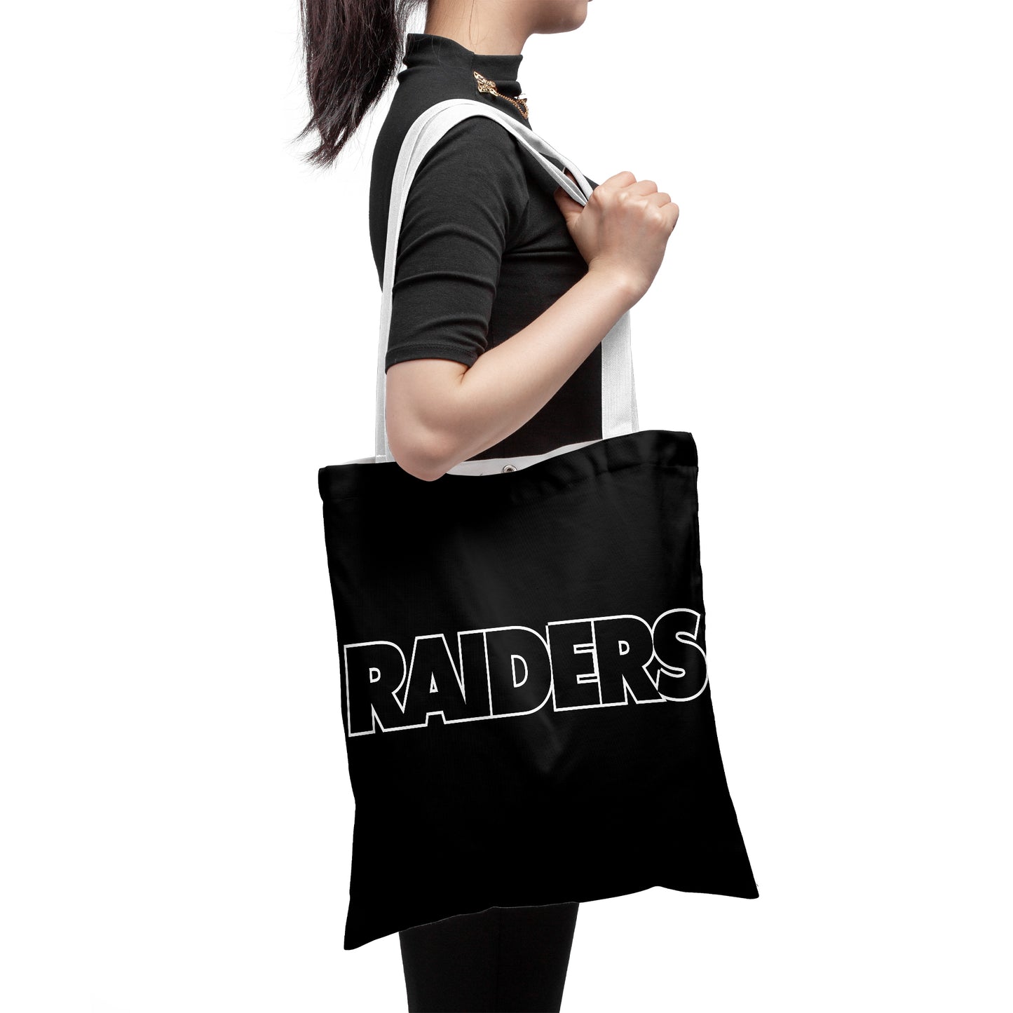 Las Vegas Raiders NFL Polyester Canvas Tote Bag – Durable and Stylish