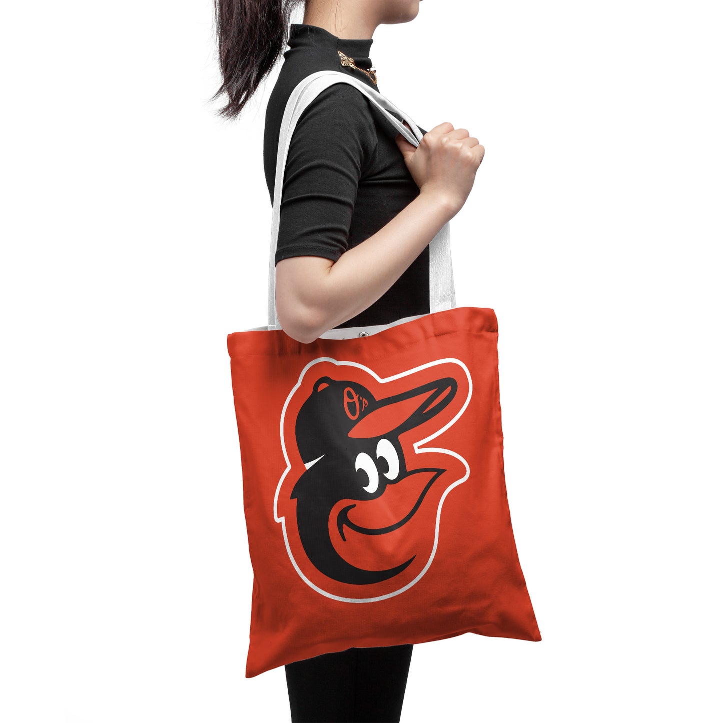 MLB Baltimore Orioles Baseball Life Polyester Canvas Tote Bag - Durable and Stylish