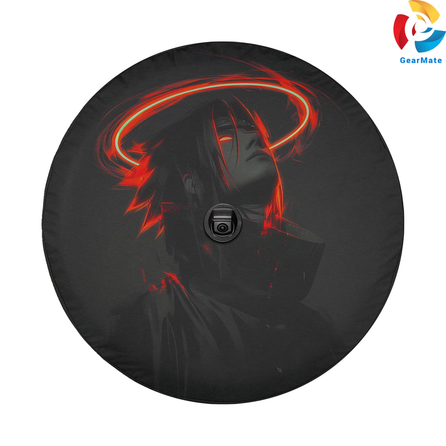 Sasuke Uchiha Spare Tire Cover – Premium Waterproof UV Resistant Protector