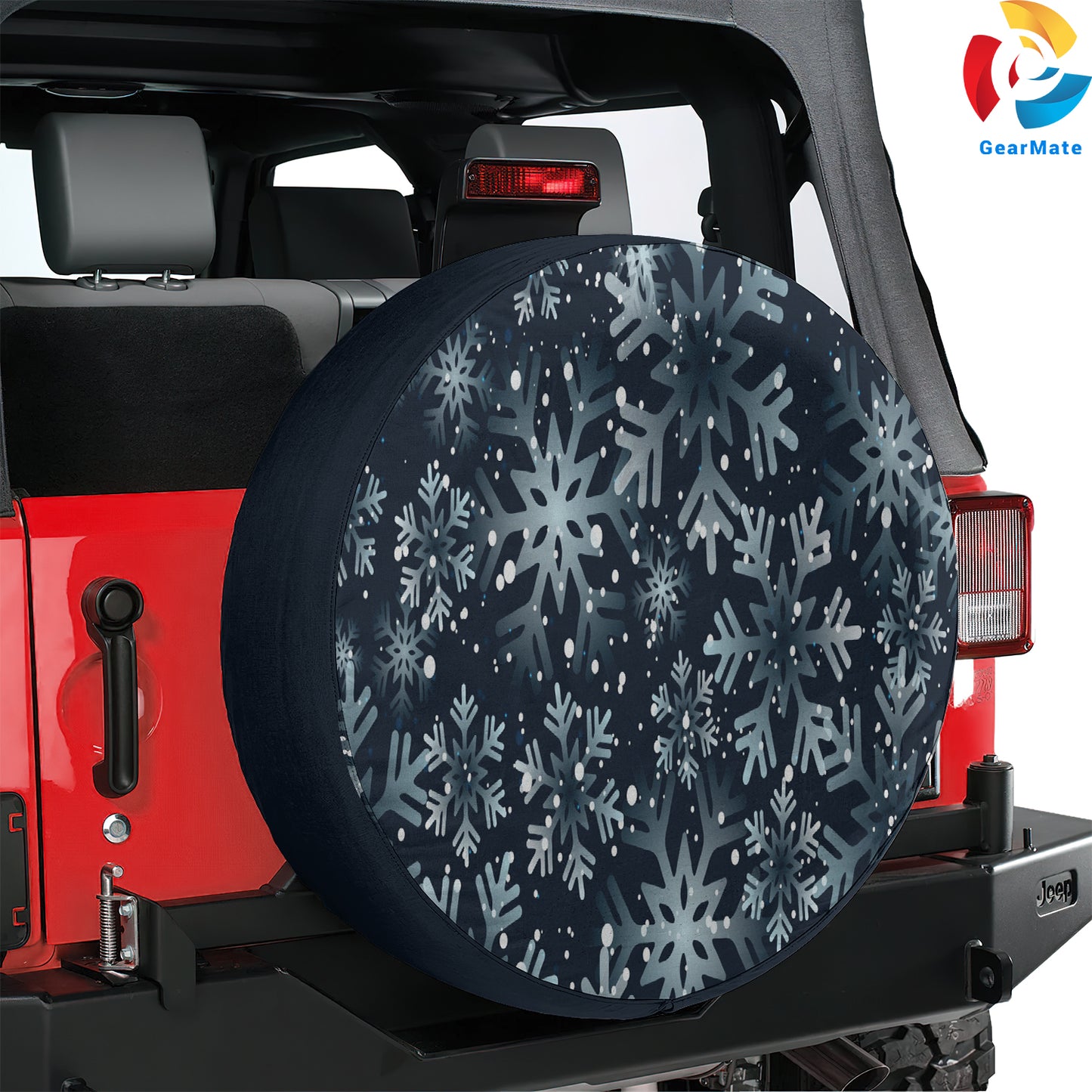 Merry Christmas 2024 Christmas Cheer Spare Tire Cover – Premium Waterproof UV Resistant Protector