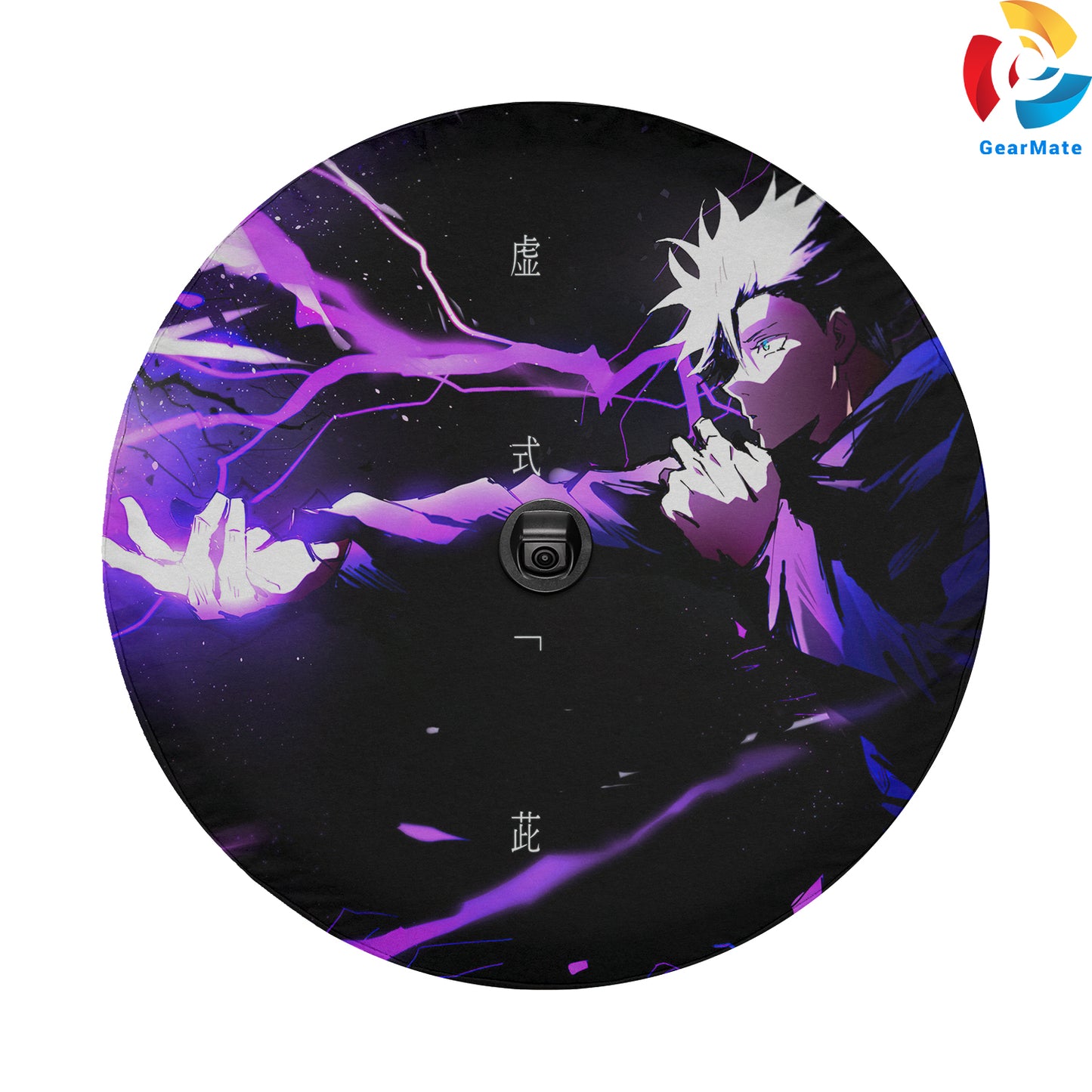 Satoru Gojo Jujutsu Anime Spare Tire Cover – Premium Waterproof UV Resistant Protector