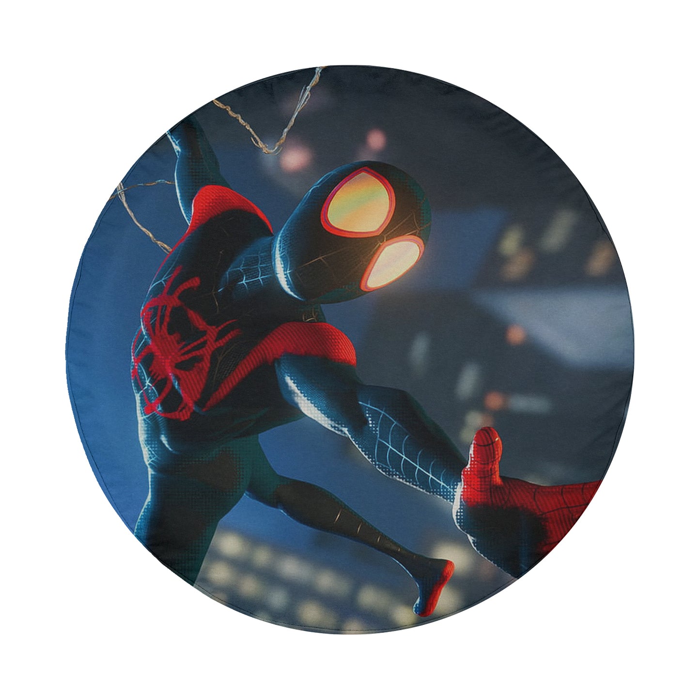Miles Morales Spider-Verse Spare Tire Cover – Premium Waterproof UV Resistant Protector