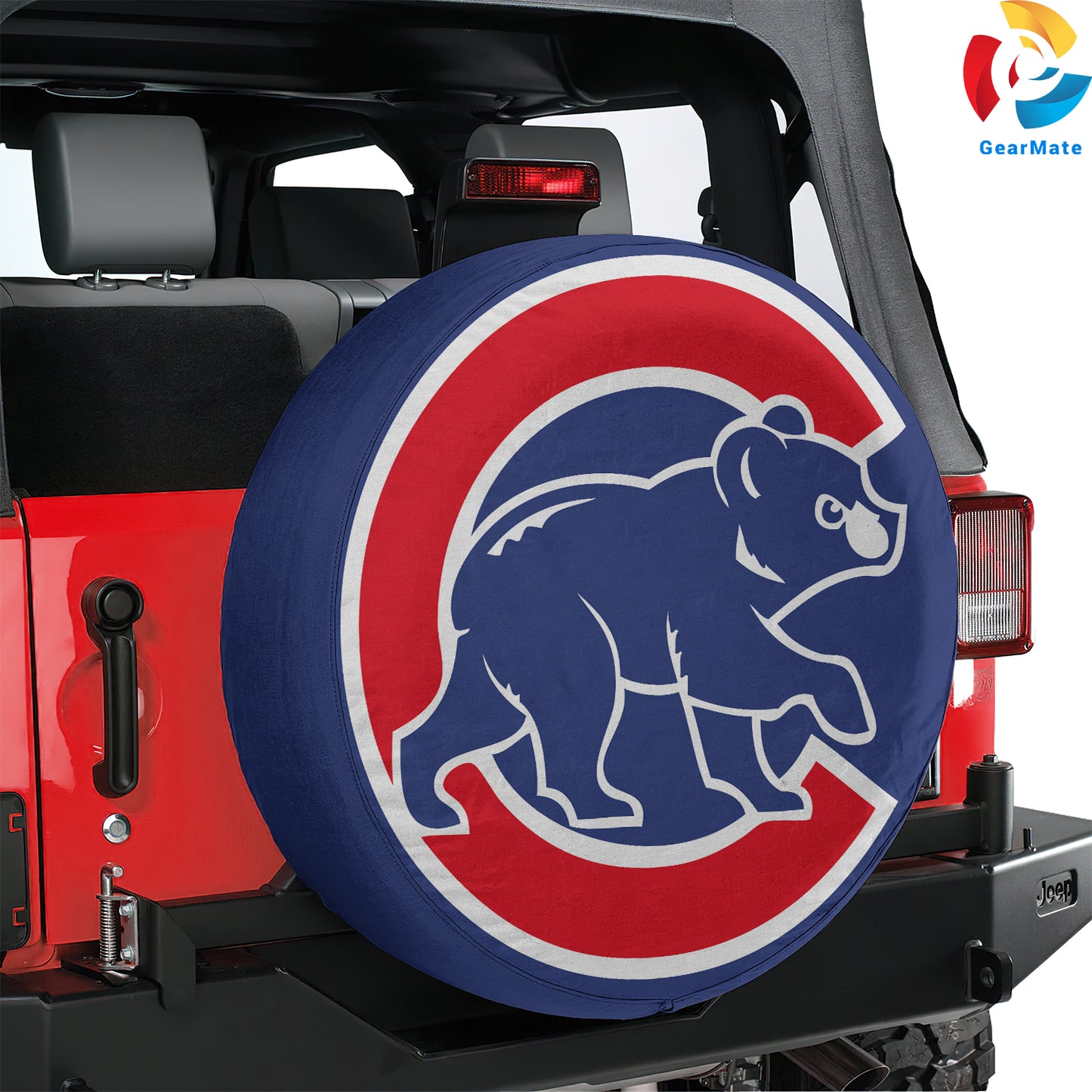 Chicago Cubs MLB Spare Tire Cover – Premium Waterproof UV-Resistant Protector