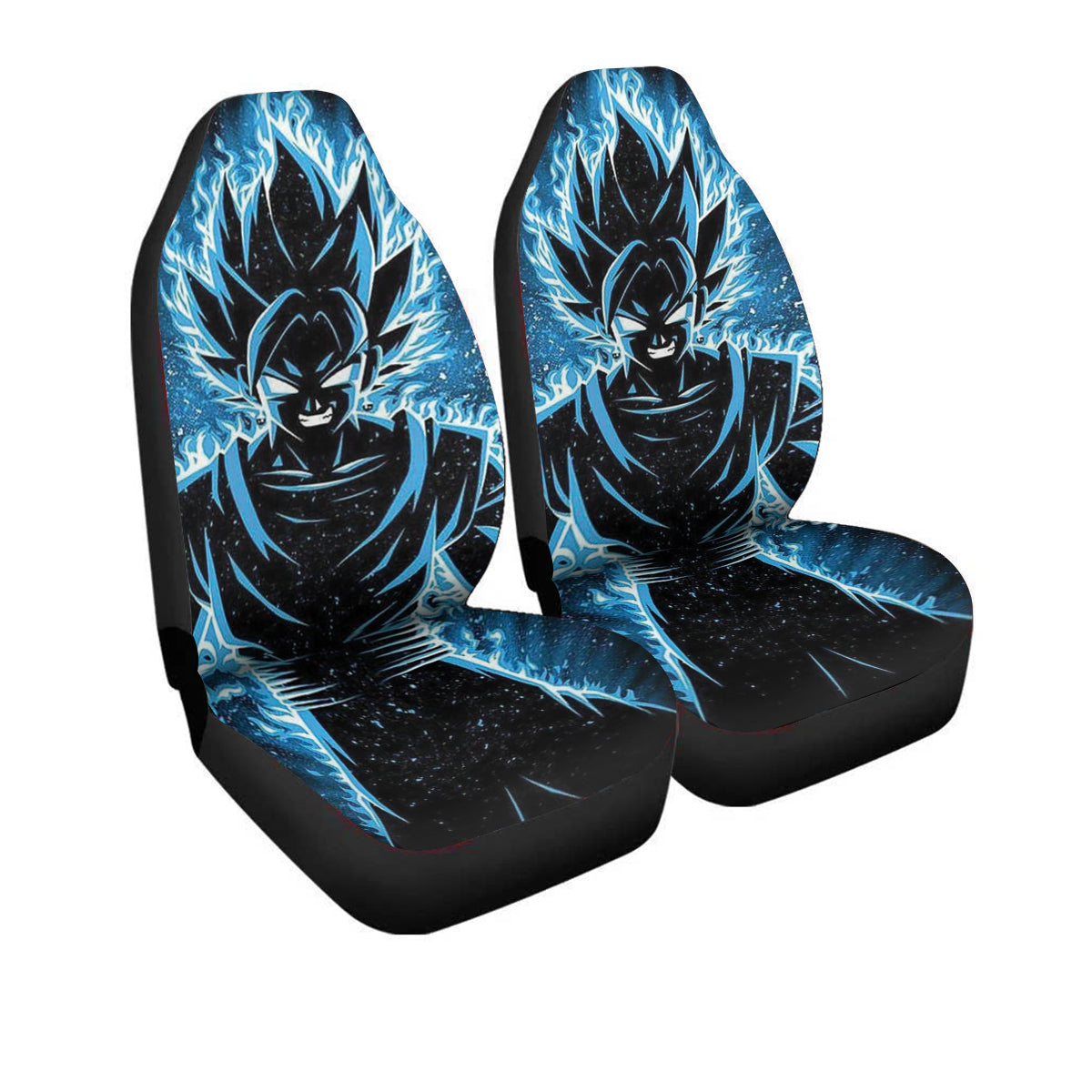 Goku Dragon Balls HD Seat Covers – High Quality Graphic and Polar Fleece Protector Set