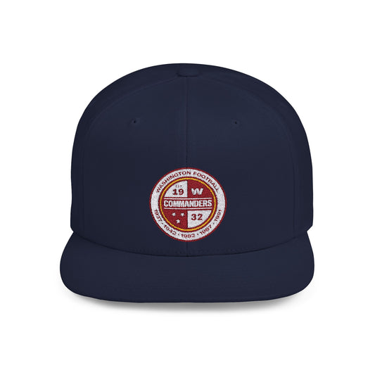 Washington Commanders Washington Pride Flat Bill Snapback – Lightweight, Custom Fit, Premium Quality