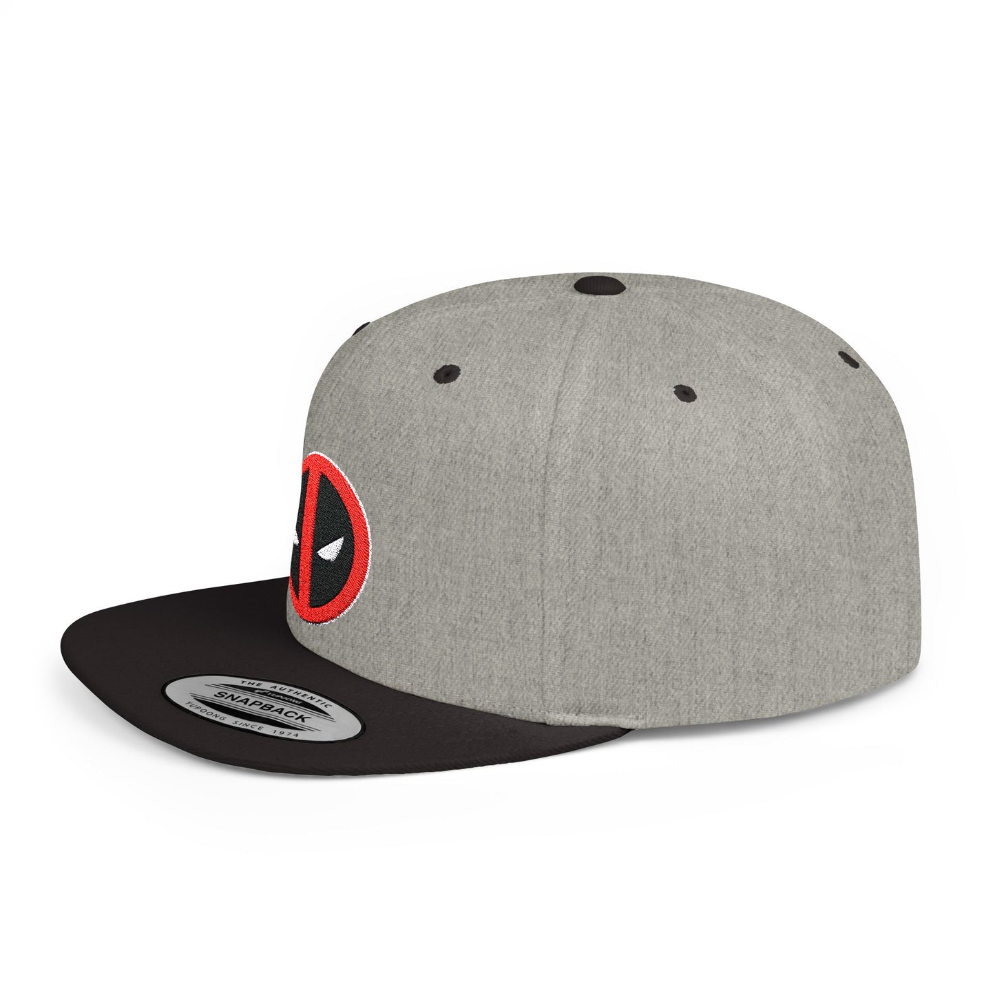 Deadpool Logo Flat Bill Snapback – Lightweight, Custom Fit, Premium Quality