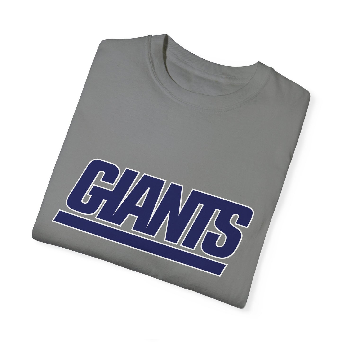 New York Giants Gear Garment-Dyed T-Shirt – Premium Cotton Tee for Customization