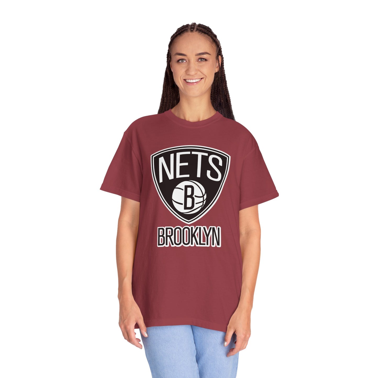 Brooklyn Nets Built Different Garment-Dyed T-Shirt – Premium Cotton Tee for Customization