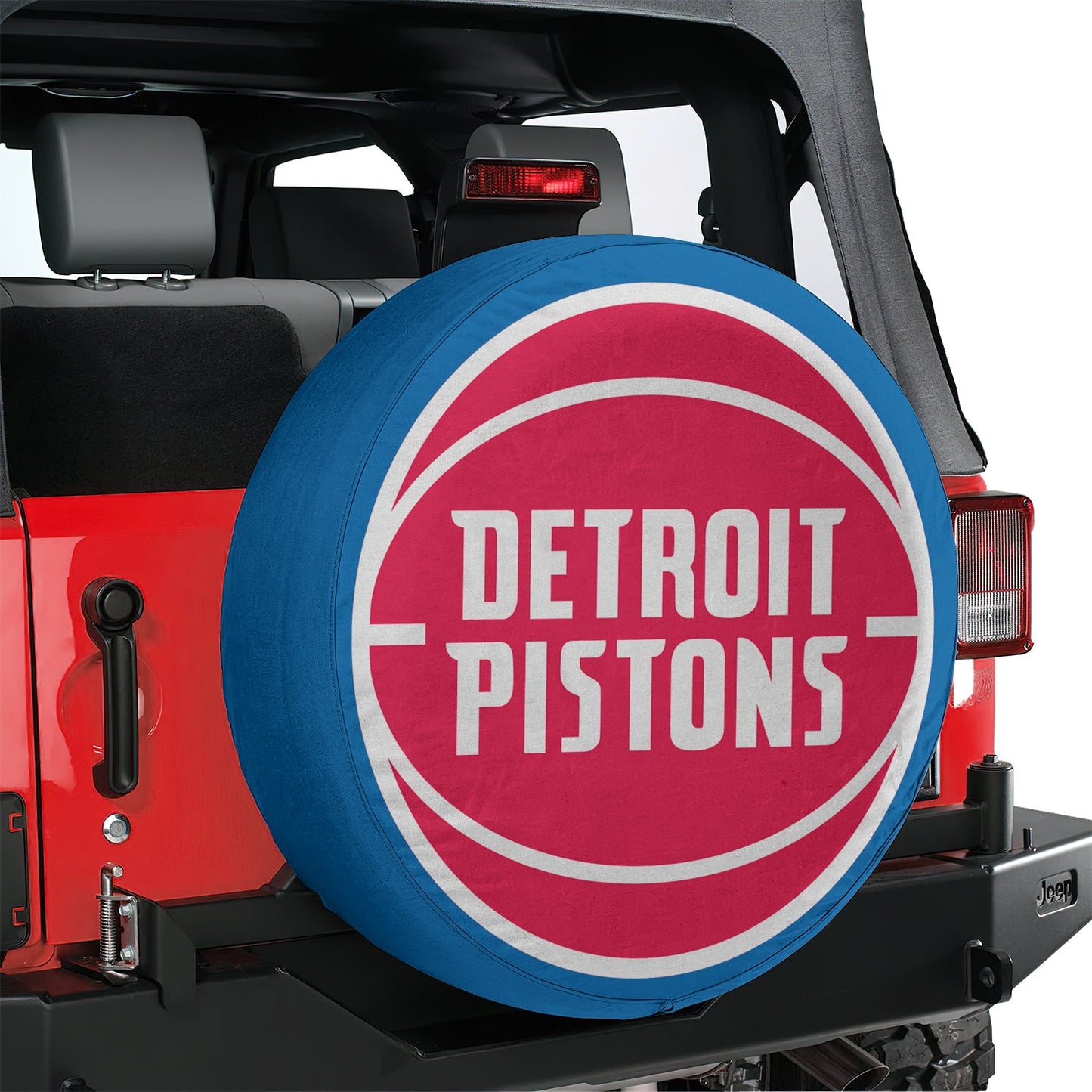 Detroit Pistons Spare Tire Cover – Premium Waterproof UV-Resistant Protector