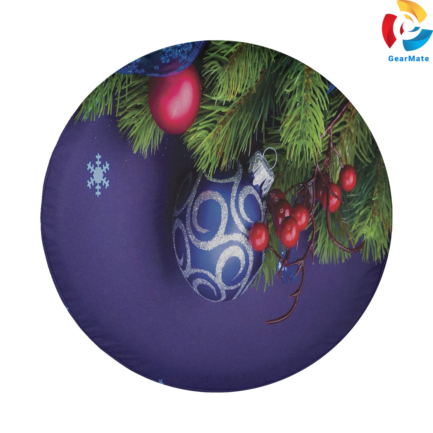 Merry Christmas 2024 Christmas Balls Spare Tire Cover – Premium Waterproof UV Resistant Protector